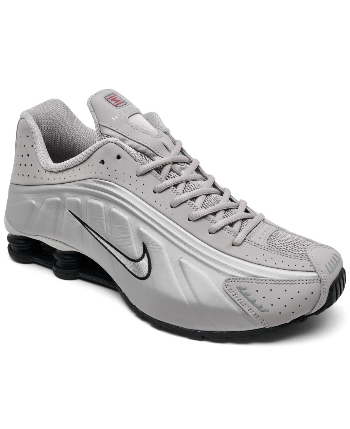 Nike Shox R4 Casual Sneakers From Finish Line in Gray for Men Lyst