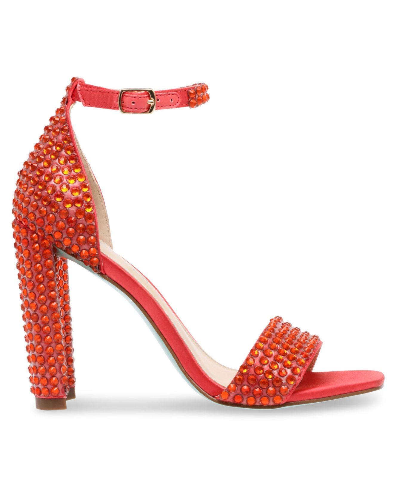 Betsey Johnson Satin Rina Dress Sandal 