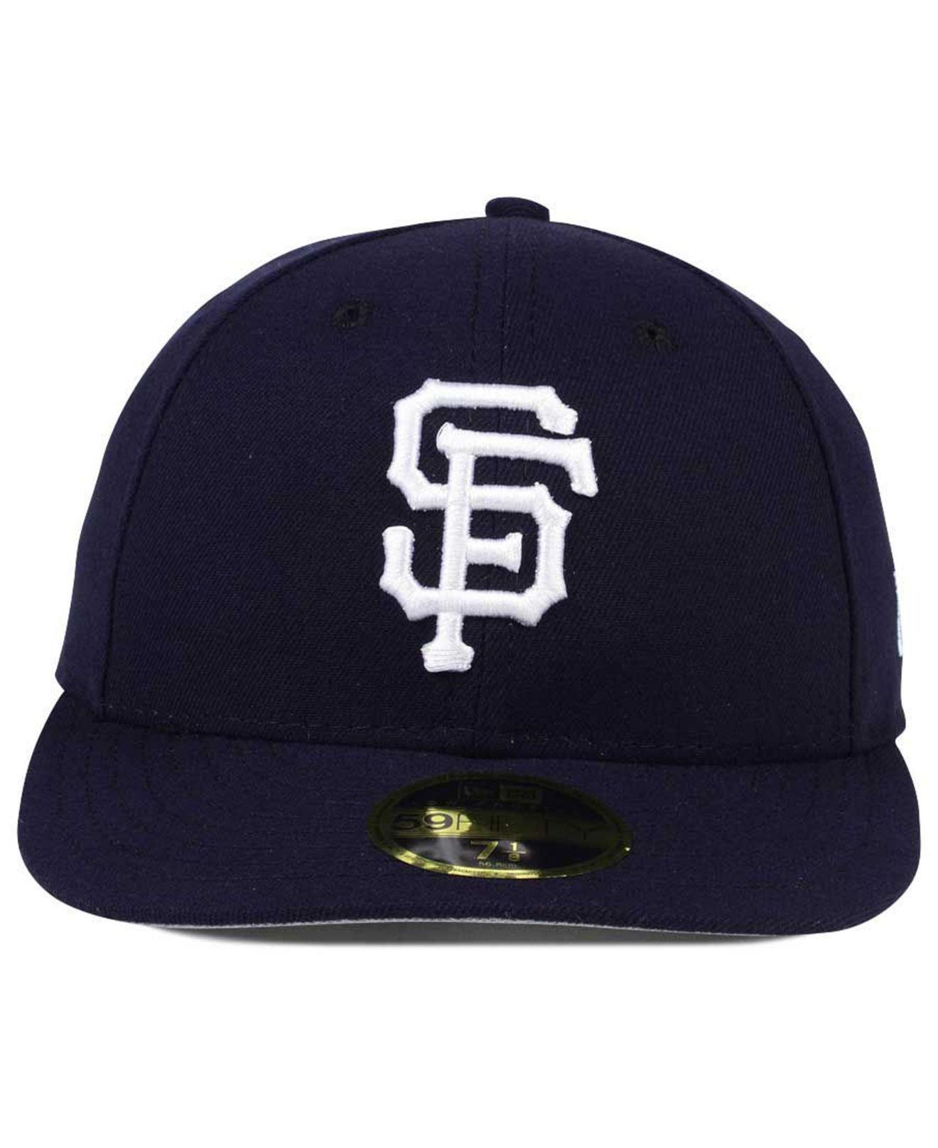 KTZ San Francisco Giants Low Profile C-dub 59fifty Fitted Cap in 