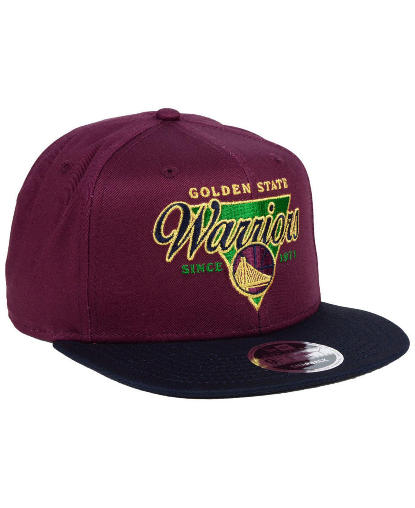 warriors throwback hat