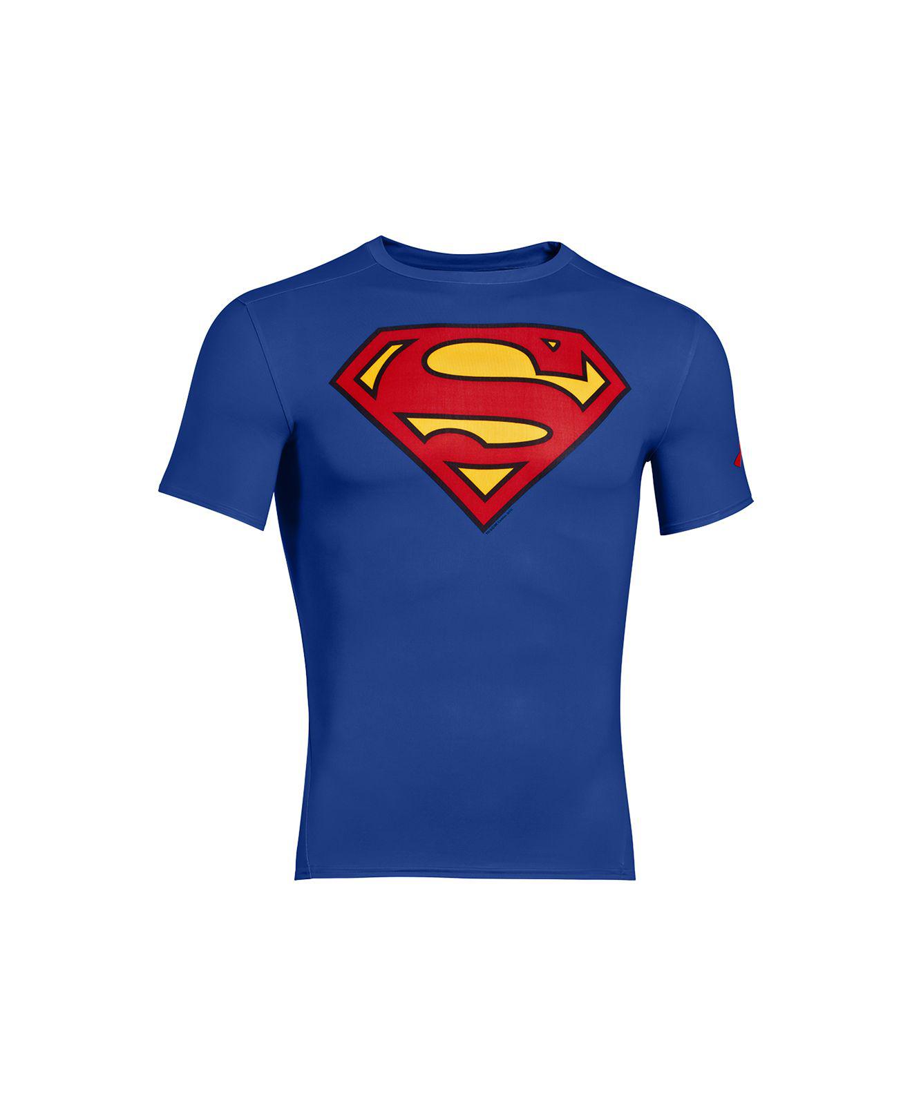 under armour t shirt superman