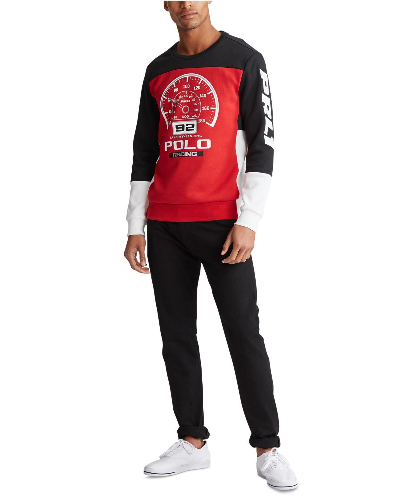 polo ralph lauren motocross sweatshirt