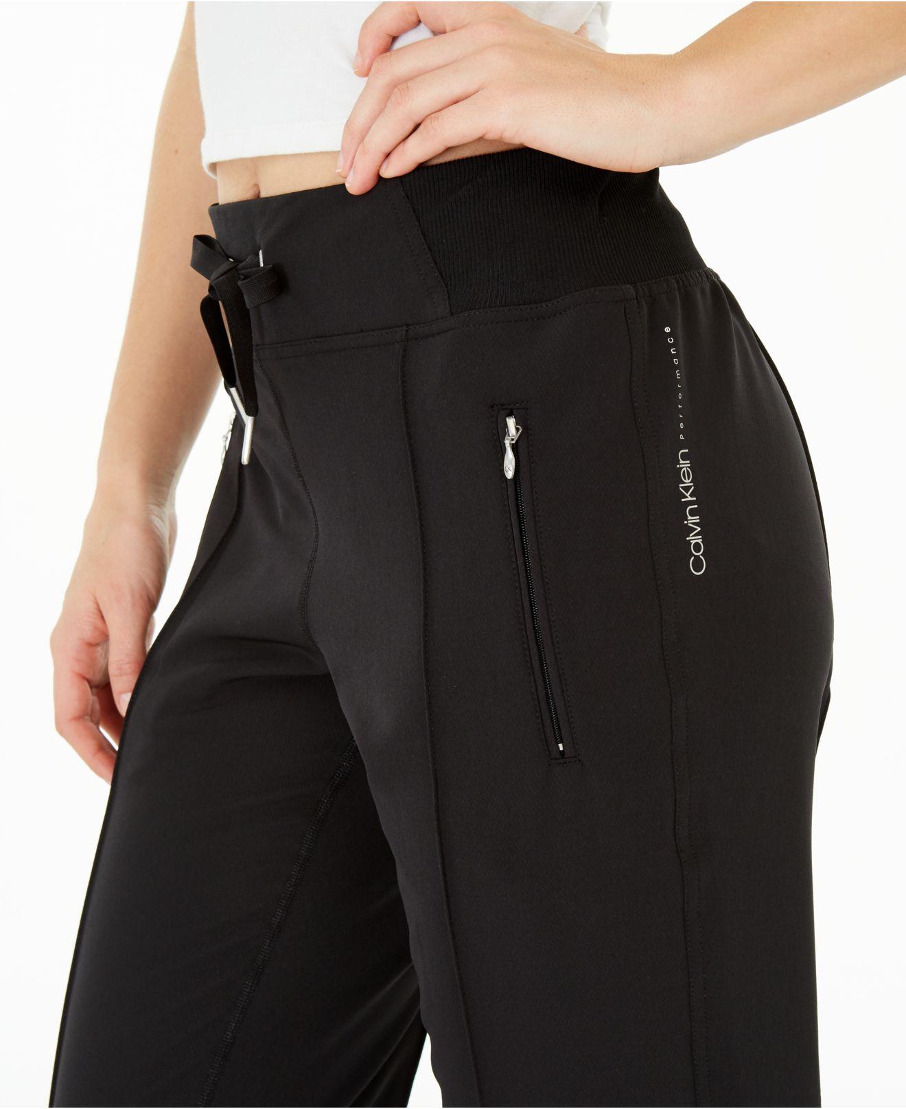 calvin klein tape waist joggers