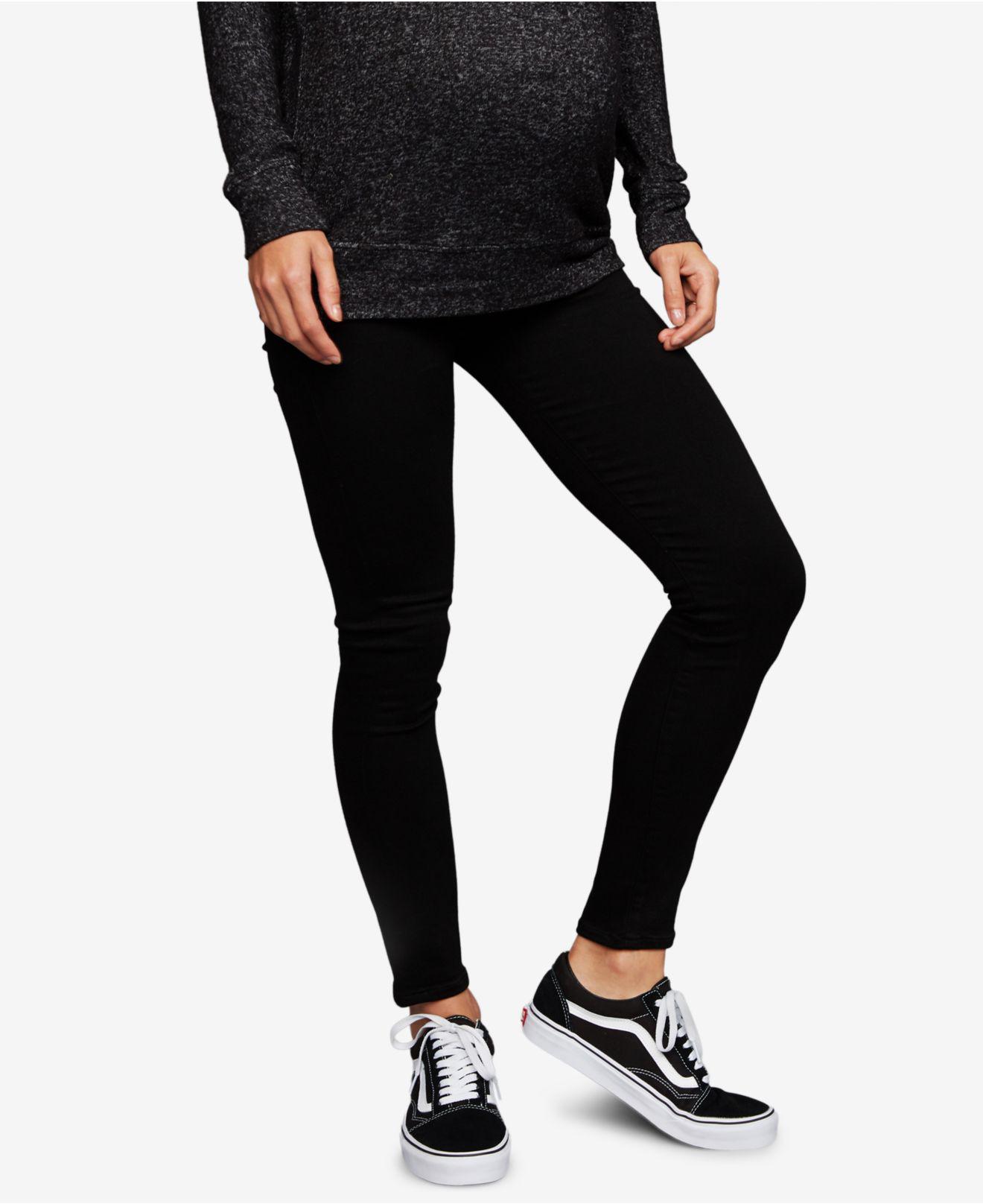 Citizens of Humanity Denim Maternity Skinny Jeans in Black - Lyst