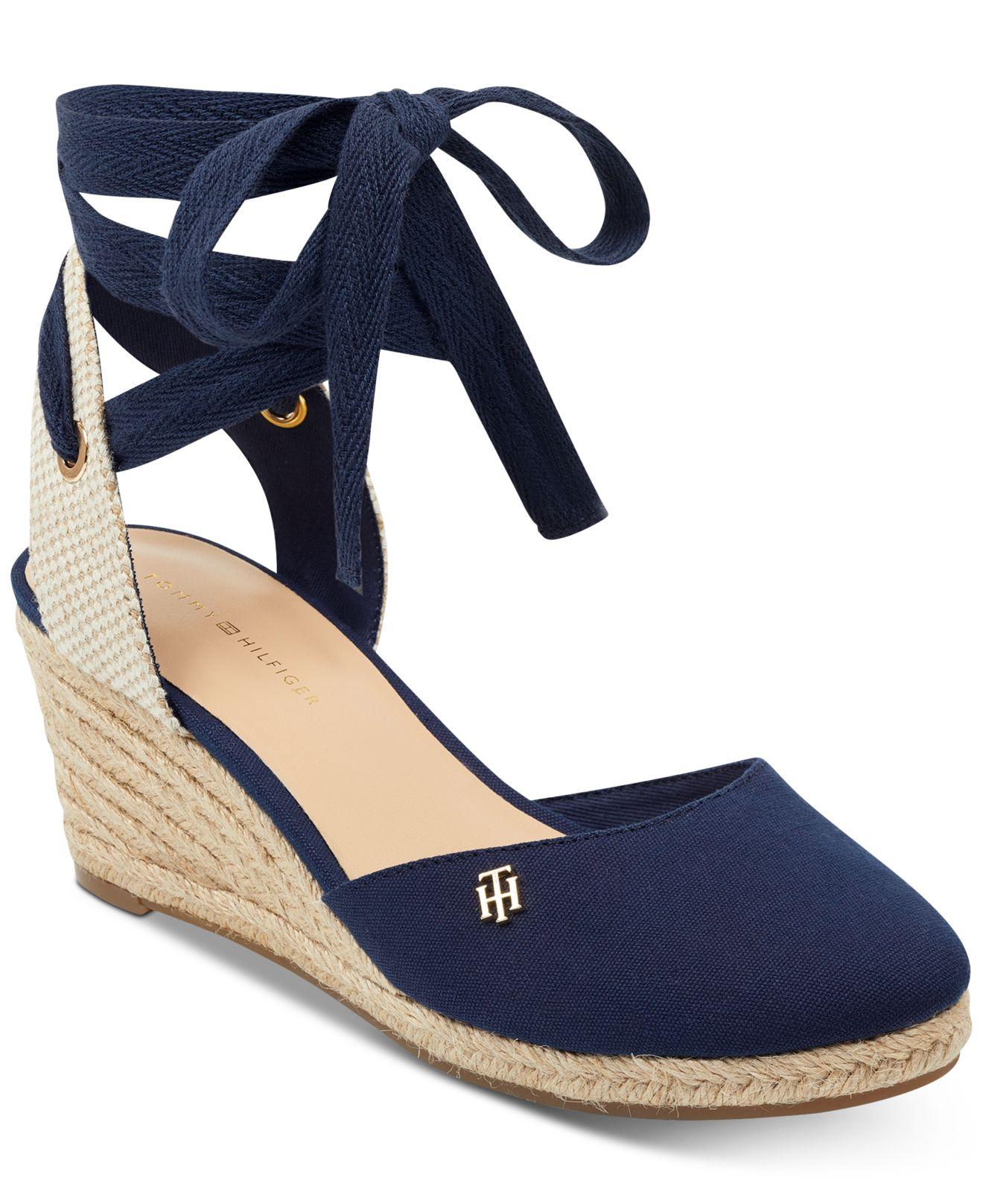 Tommy Hilfiger Nowell Wedges in Navy 