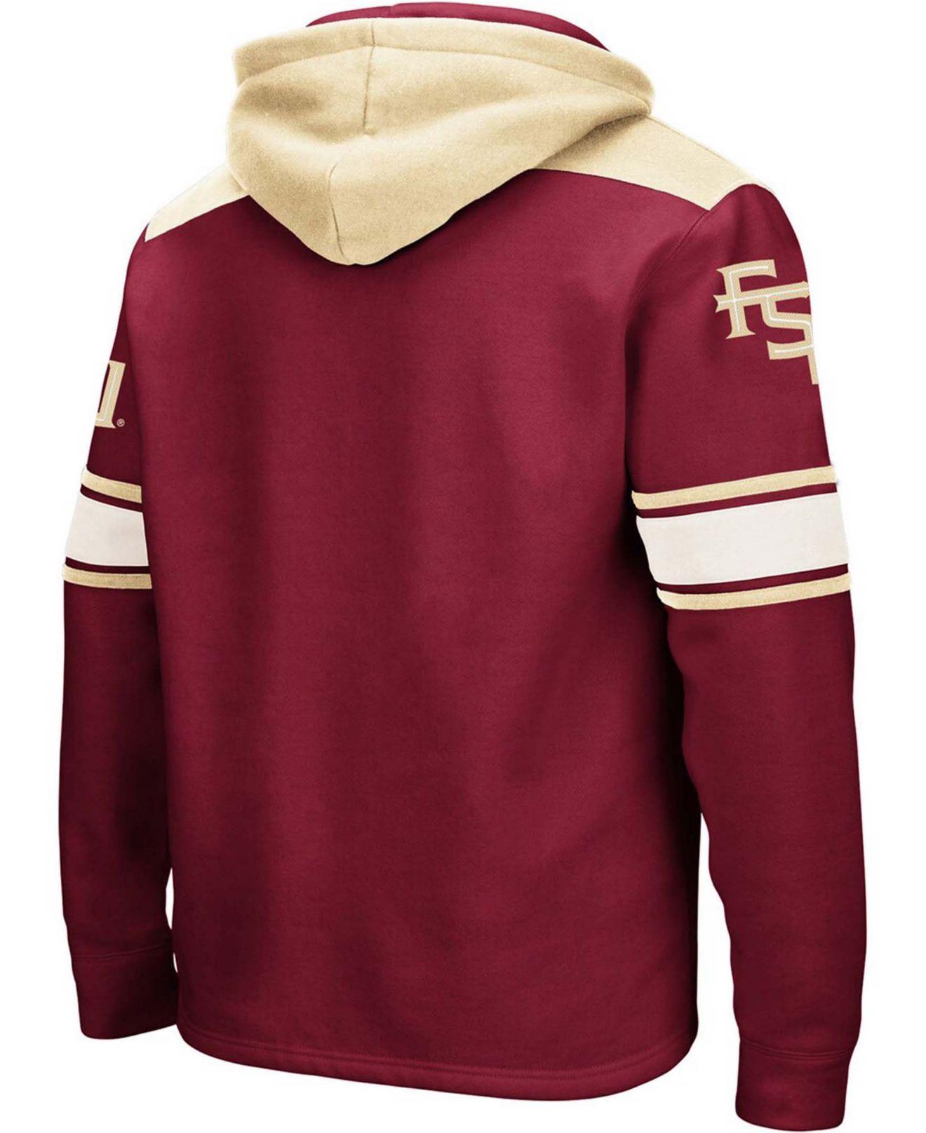 Colosseum Men's White Florida State Seminoles Lace Up 3.0 Pullover Hoodie -  Macy's