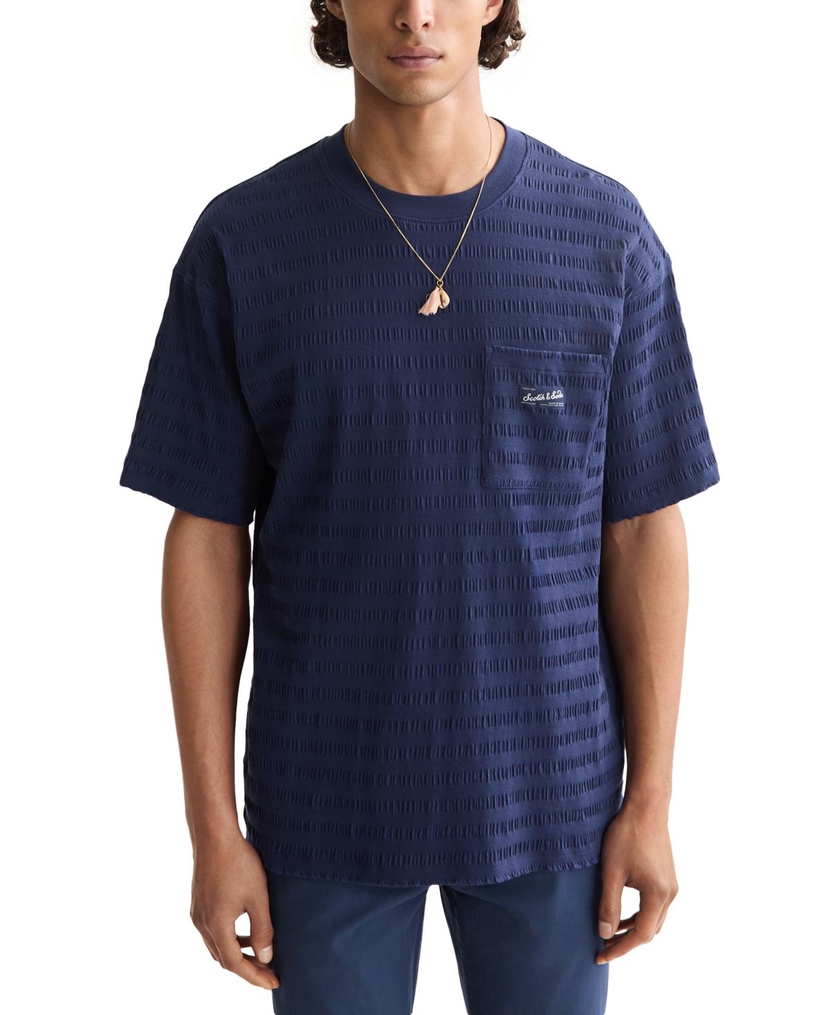 “Scotch & Soda” タイダイプリントコットンTシャツ NavyBlue Scotch & Soda” タイダイプリントコットンTシャツ NavyBlue