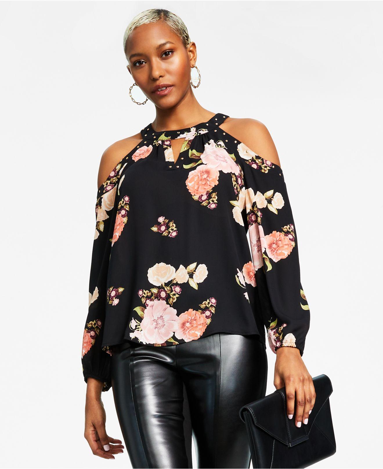JM Collection Plus Size Garden Graphic Print Top, Created for Macy's -  ShopStyle