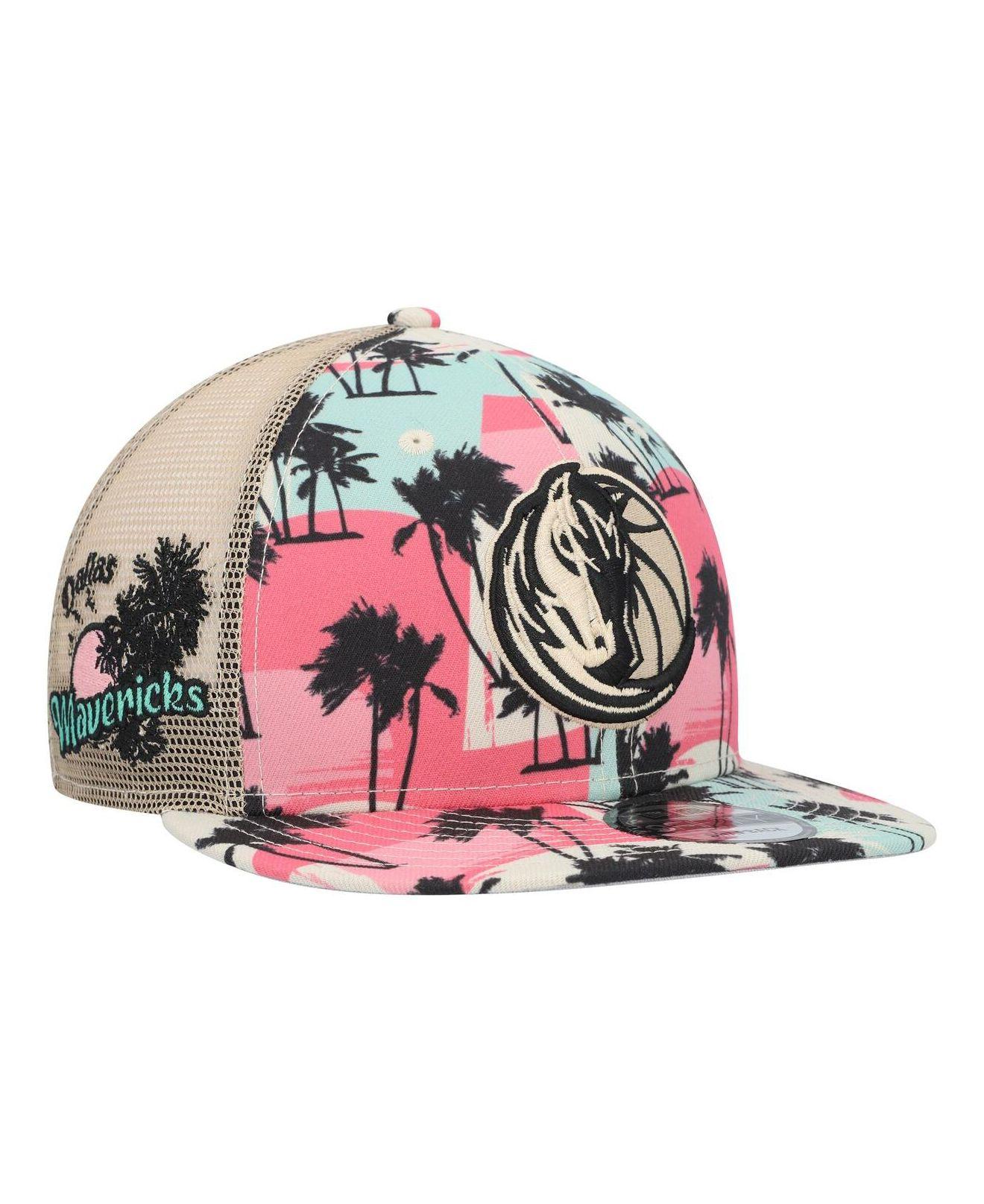 Lids Brooklyn Nets New Era Palm Trees 9FIFTY Trucker Snapback Hat