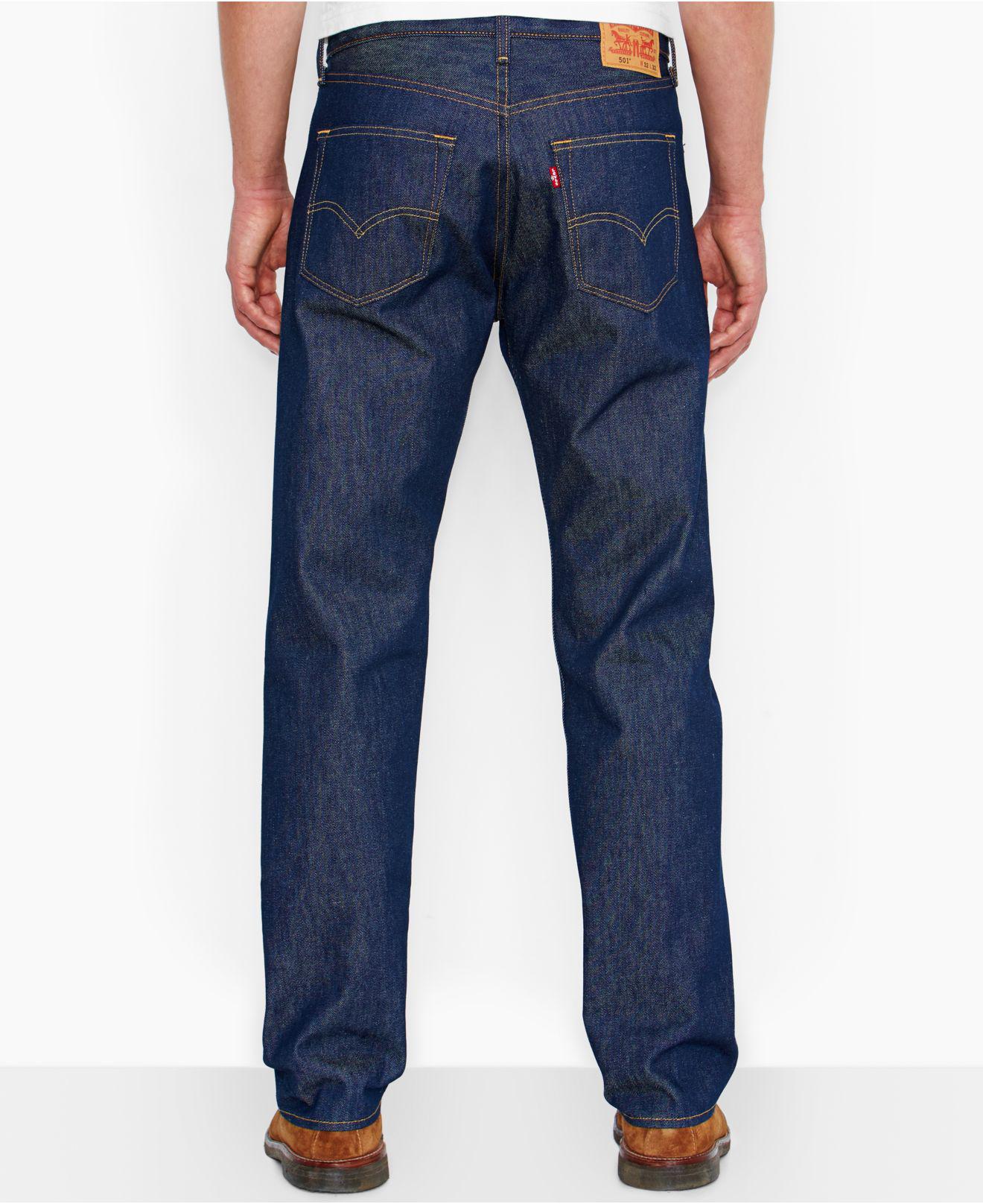 Levi's Denim Men's Big And Tall 501 Original Shrink To Fit Jeans in ...