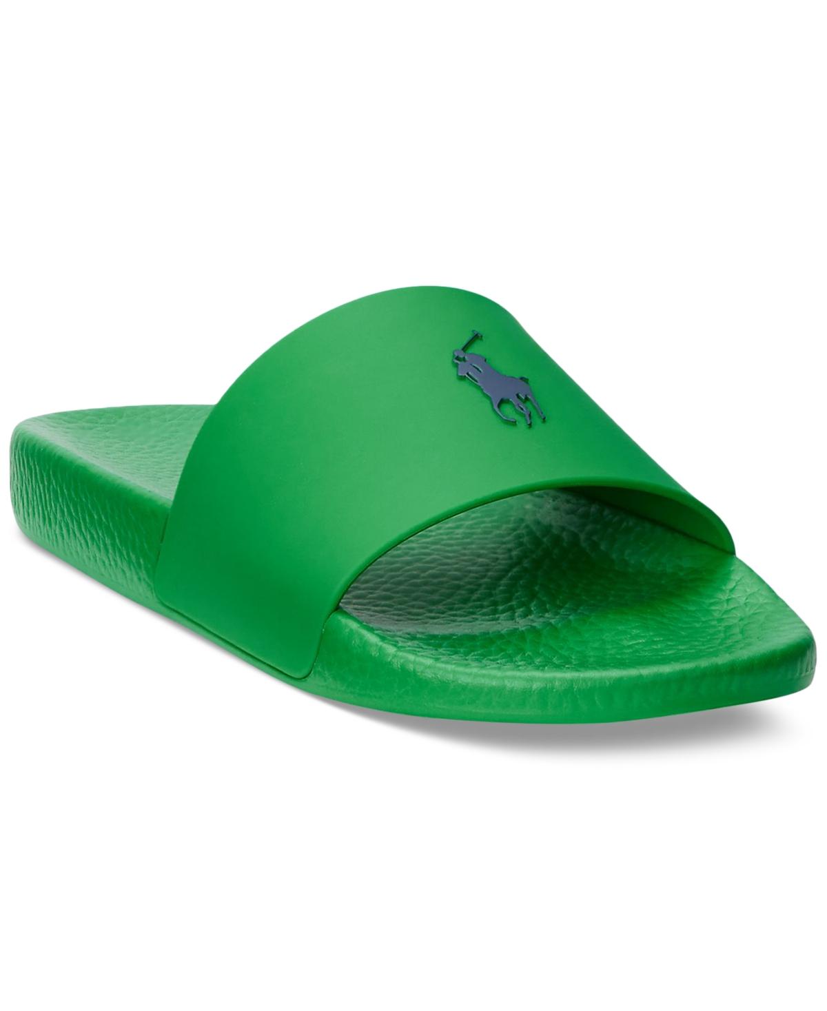 Polo Ralph Lauren Polo Slide Sandal in Green for Men | Lyst display picture 1