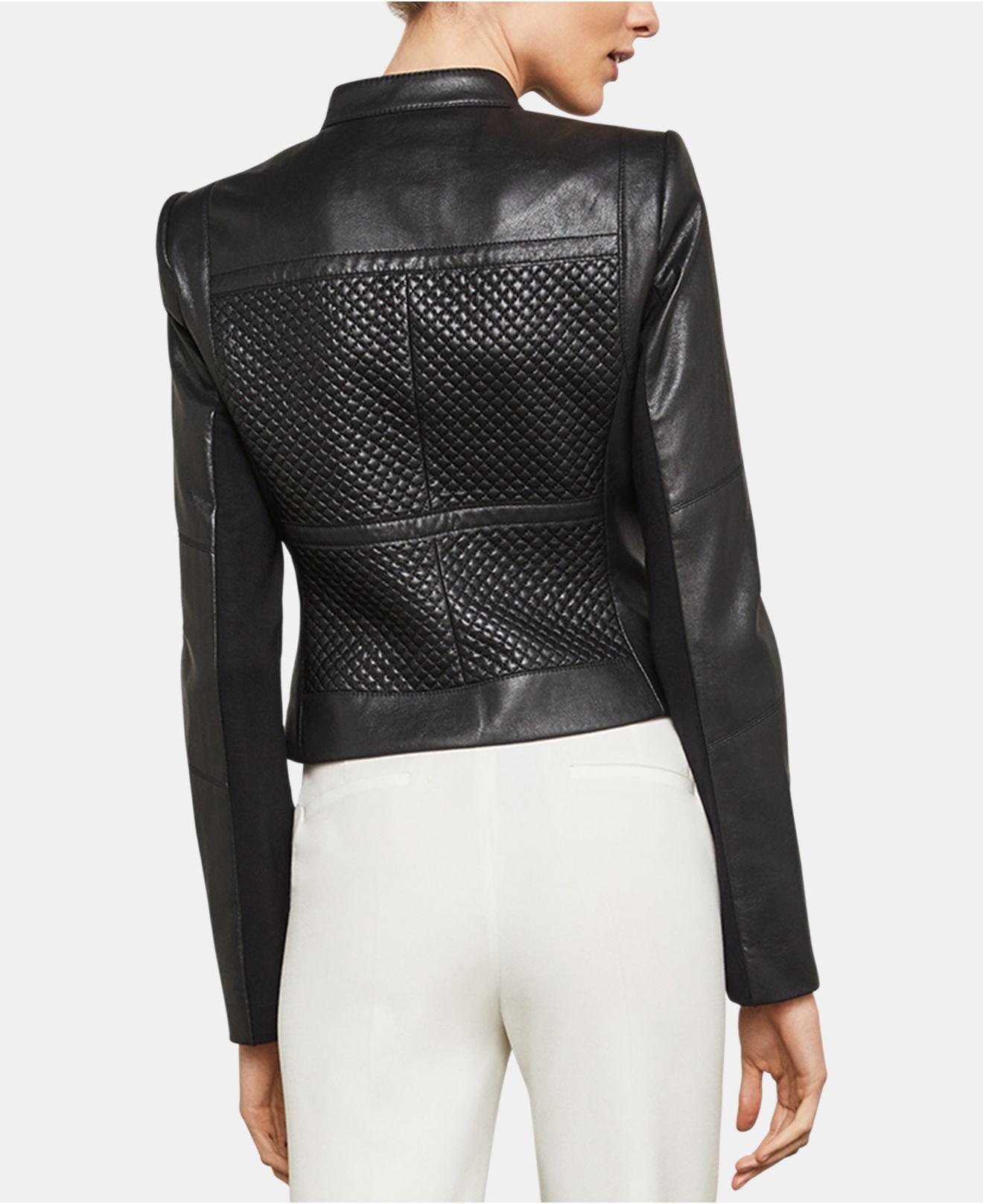 bcbg leather jacket