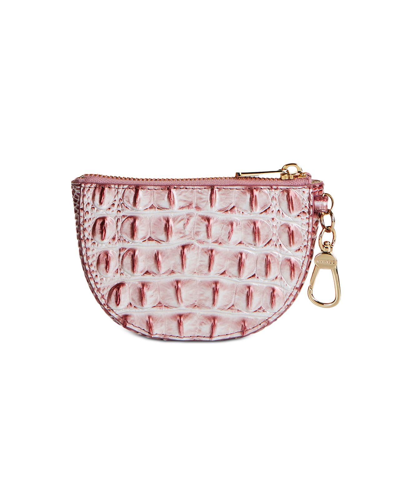 Brahmin Britt Melbourne Embossed Coin Pouch in Pink | Lyst