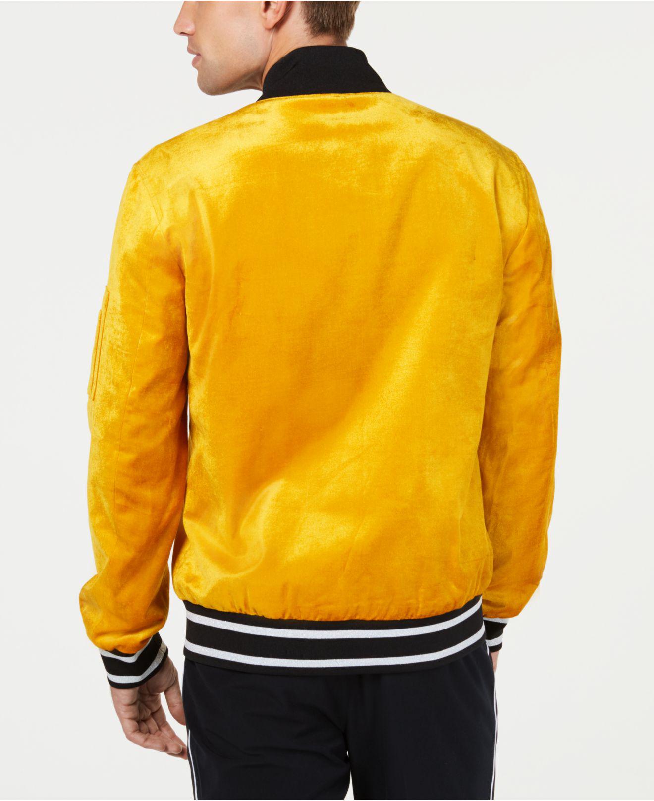 INC International Concepts Velvet Bomber Jacket, Created For Macy's in