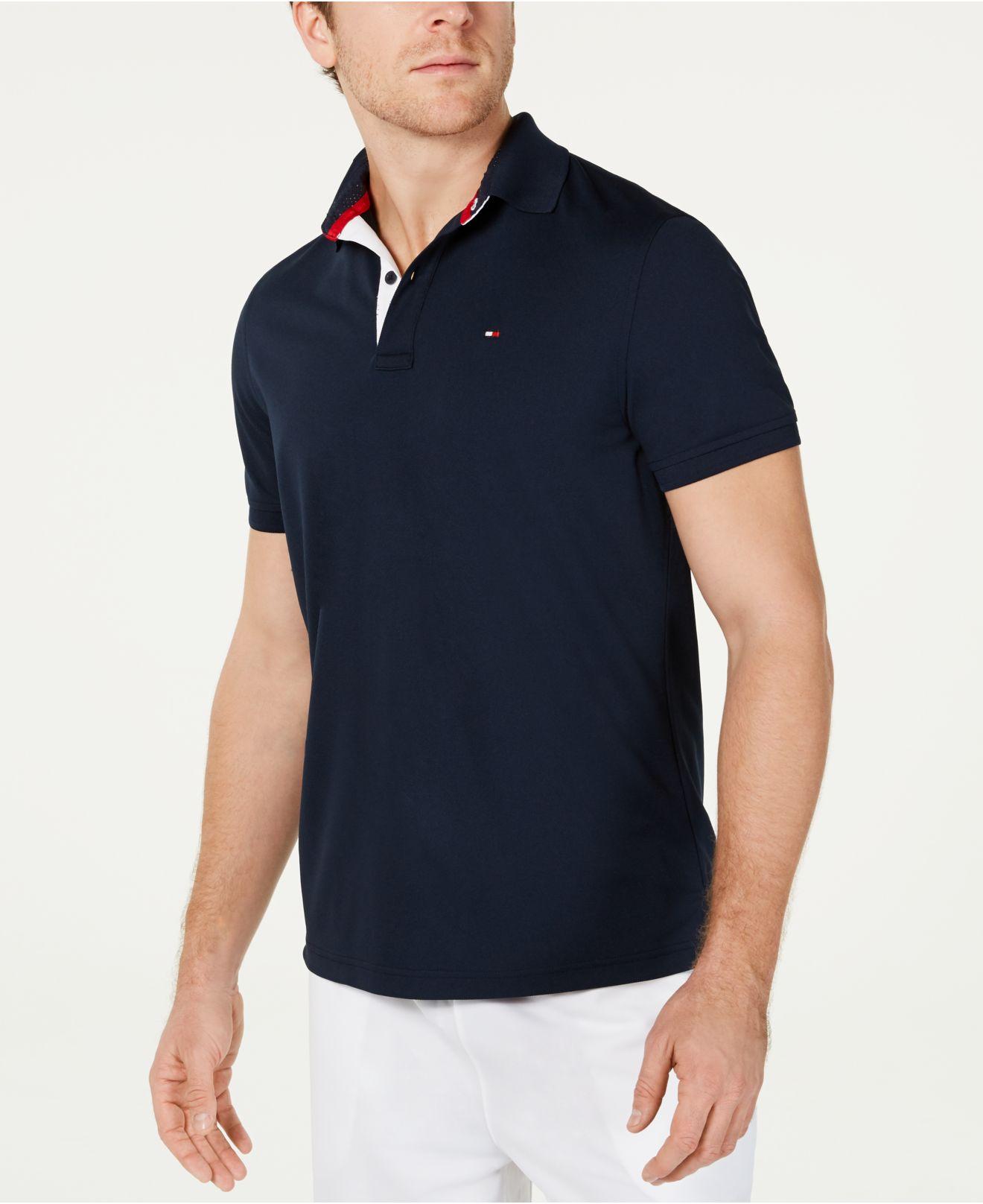 tommy hilfiger wicking polo