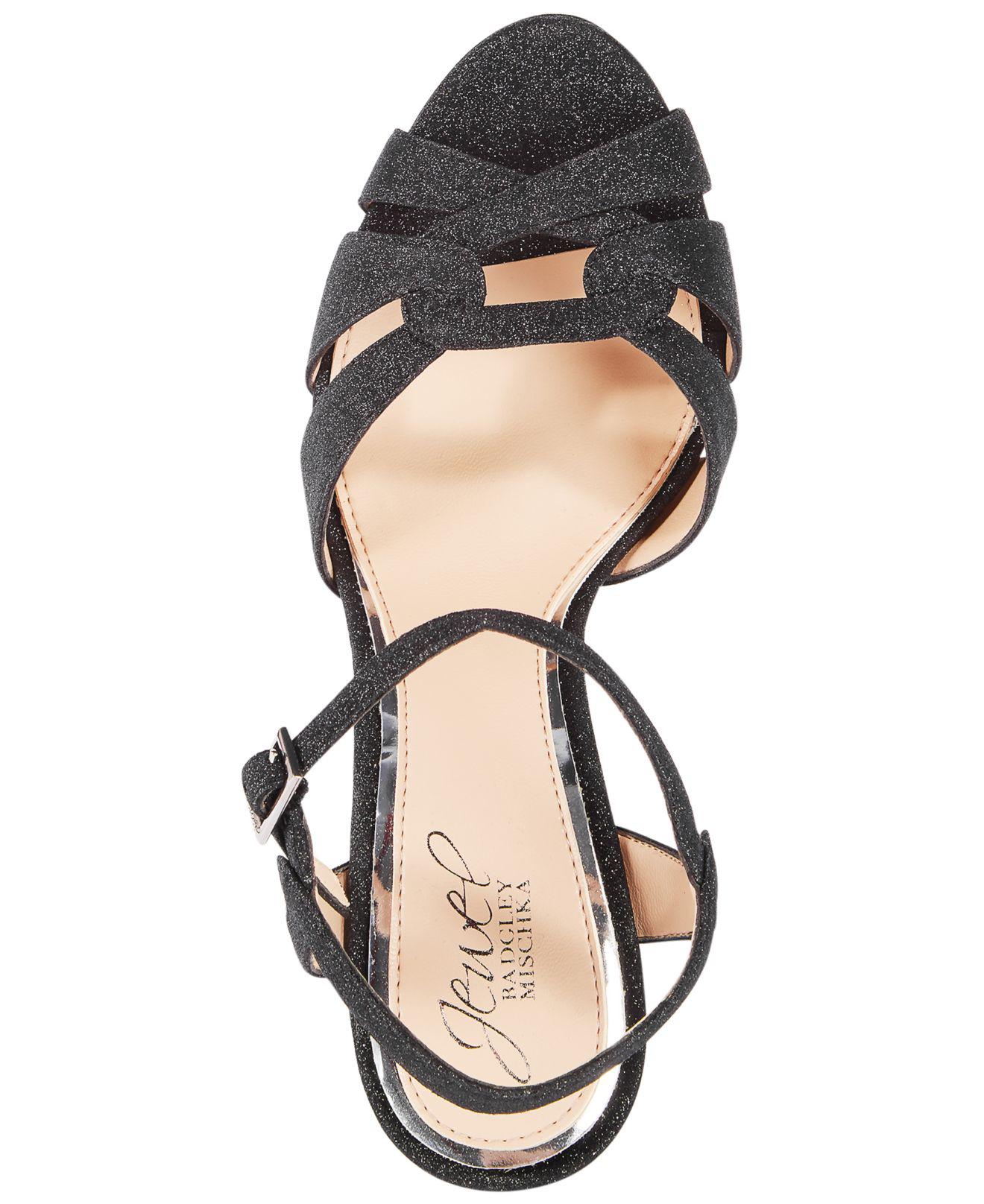 badgley mischka sparkly shoes