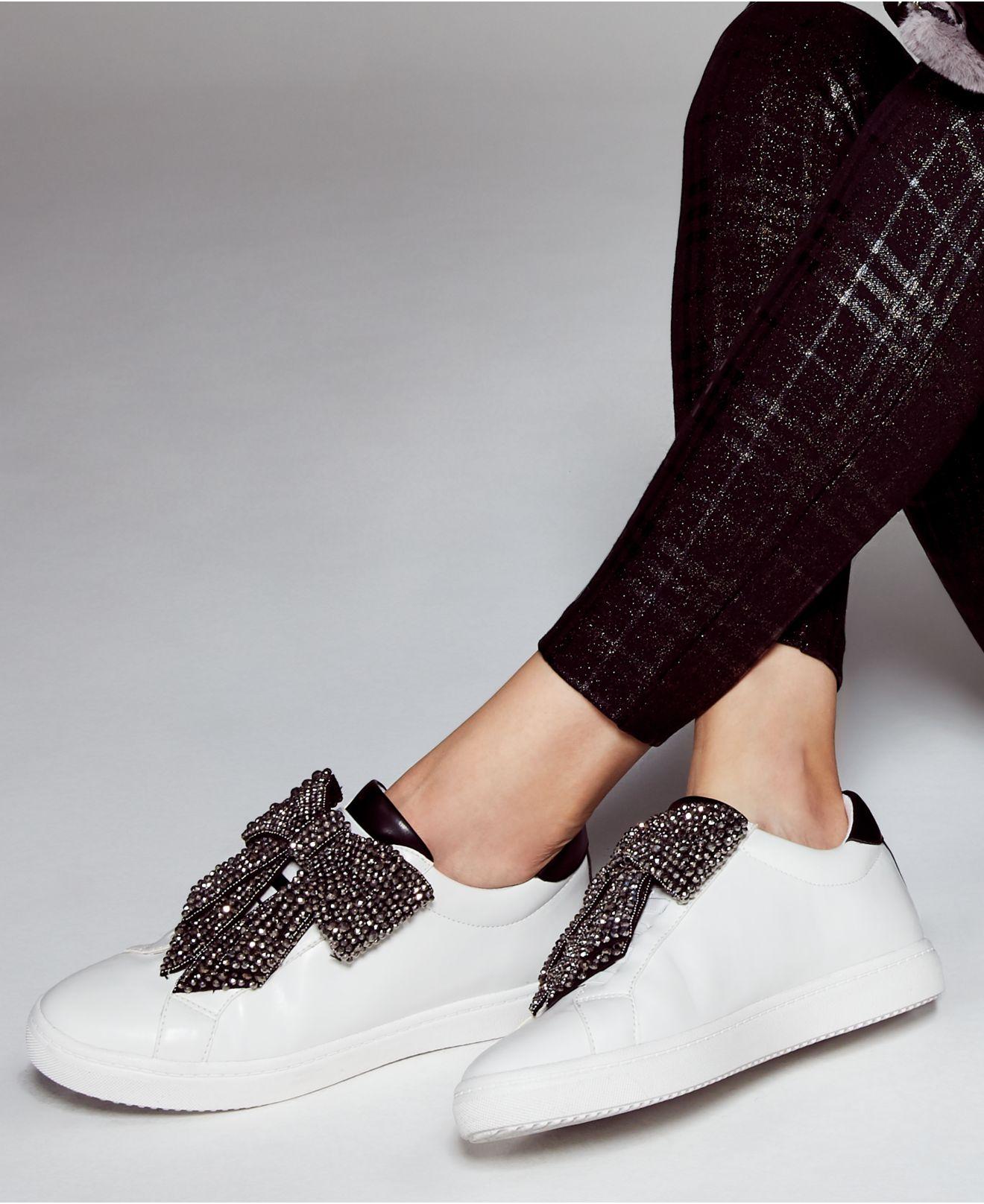 INC International Concepts Inc Beline Bow Sneakers, Created For Macy's in  White - Lyst