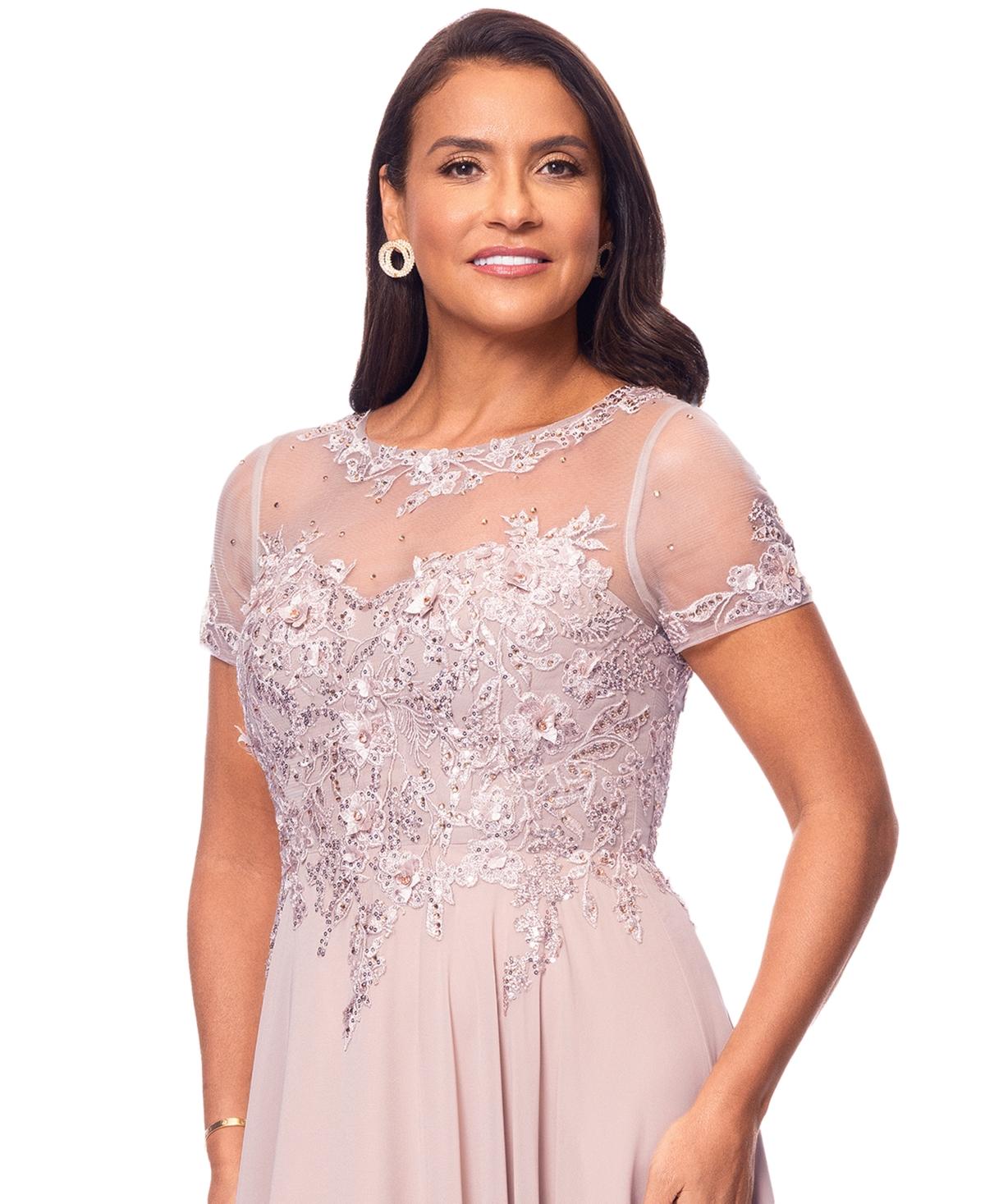 Formal Dresses Xscape Petite Embellished Illusion Gown Xscape