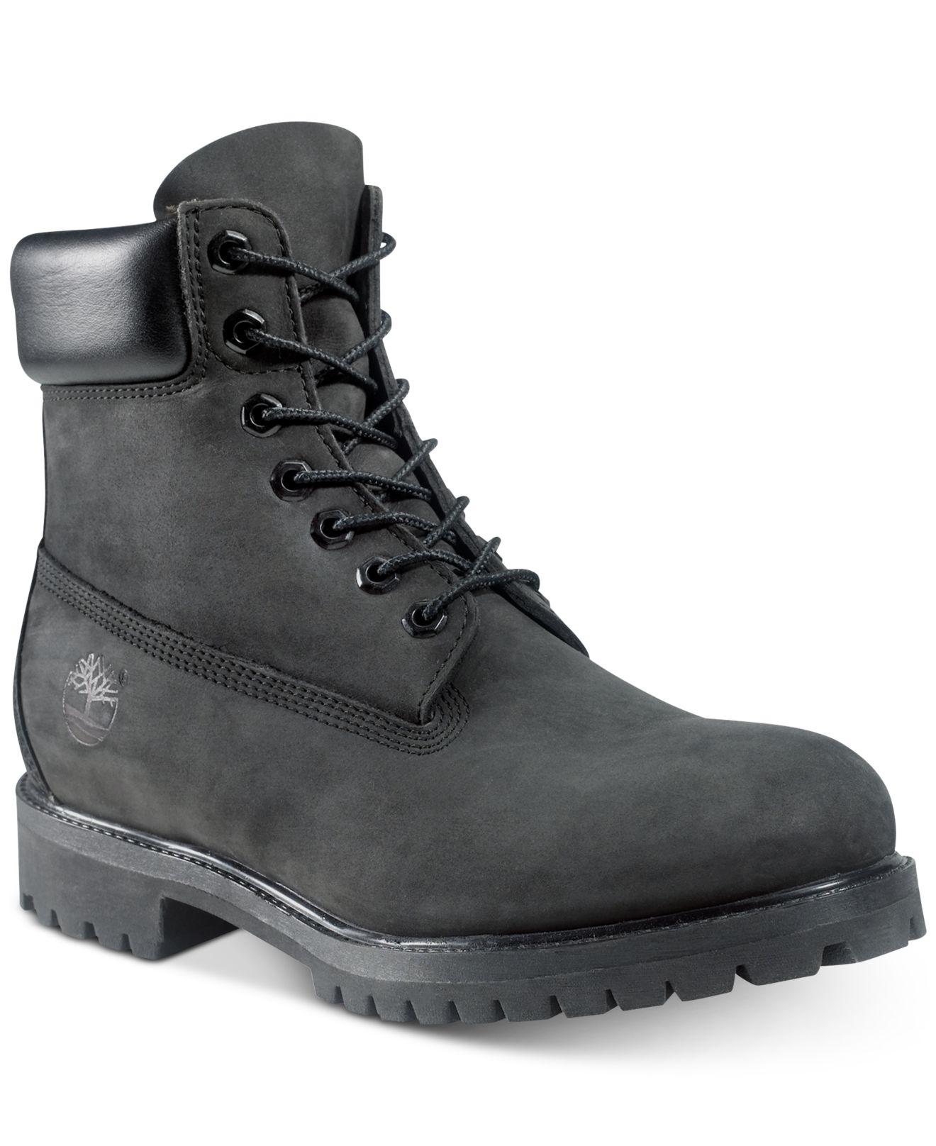 premium 6 inch boot for men in black