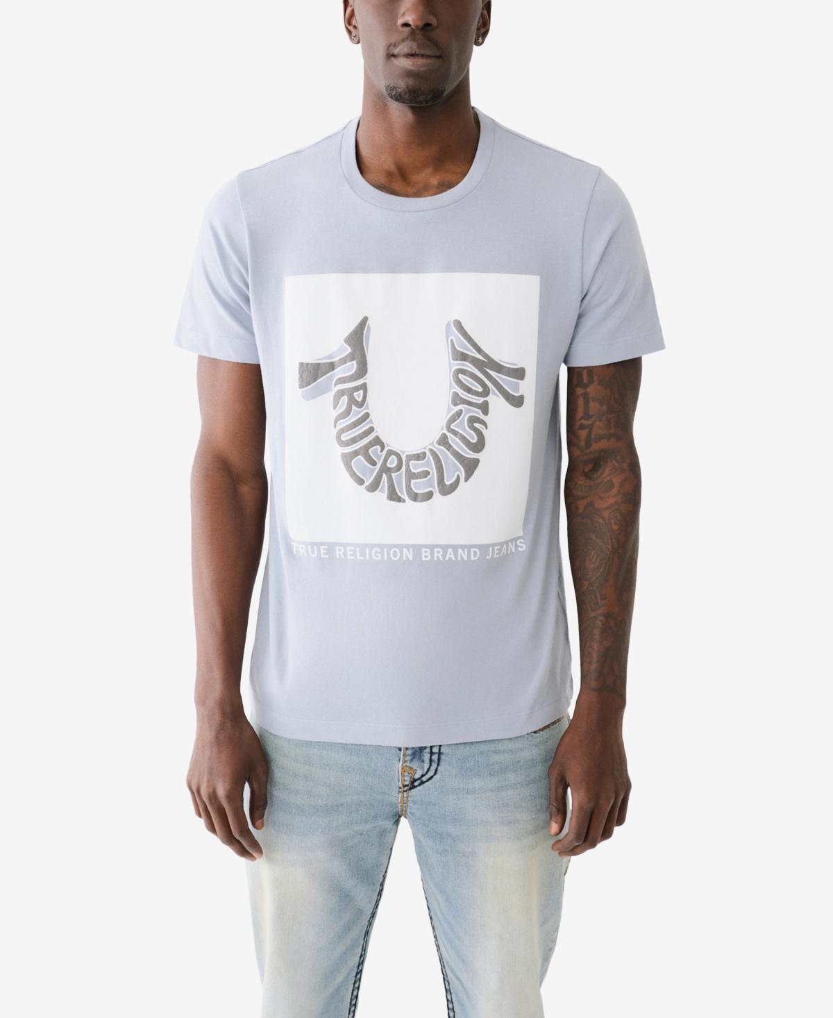 sky blue true religion shirt