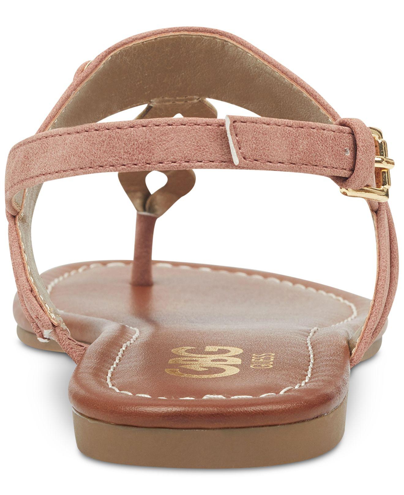 g by guess links flat sandals