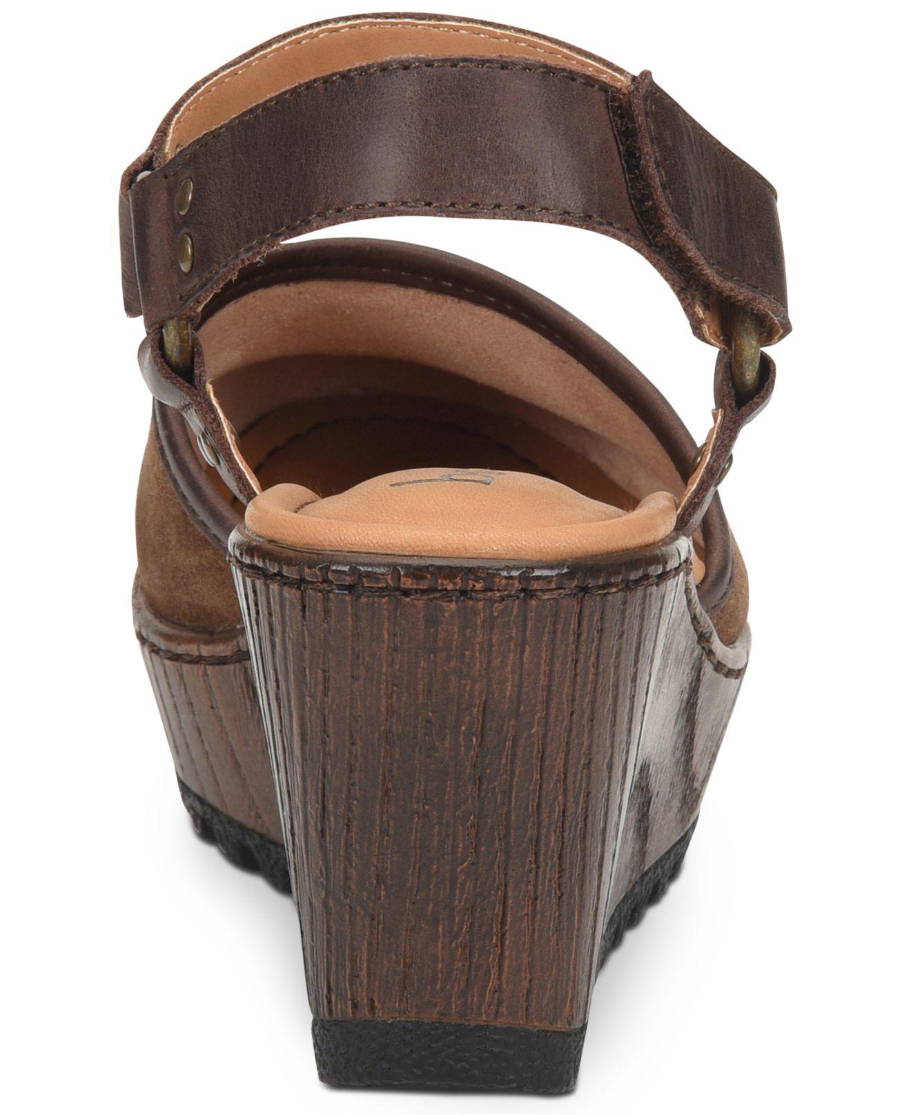 rina wooden platform wedges