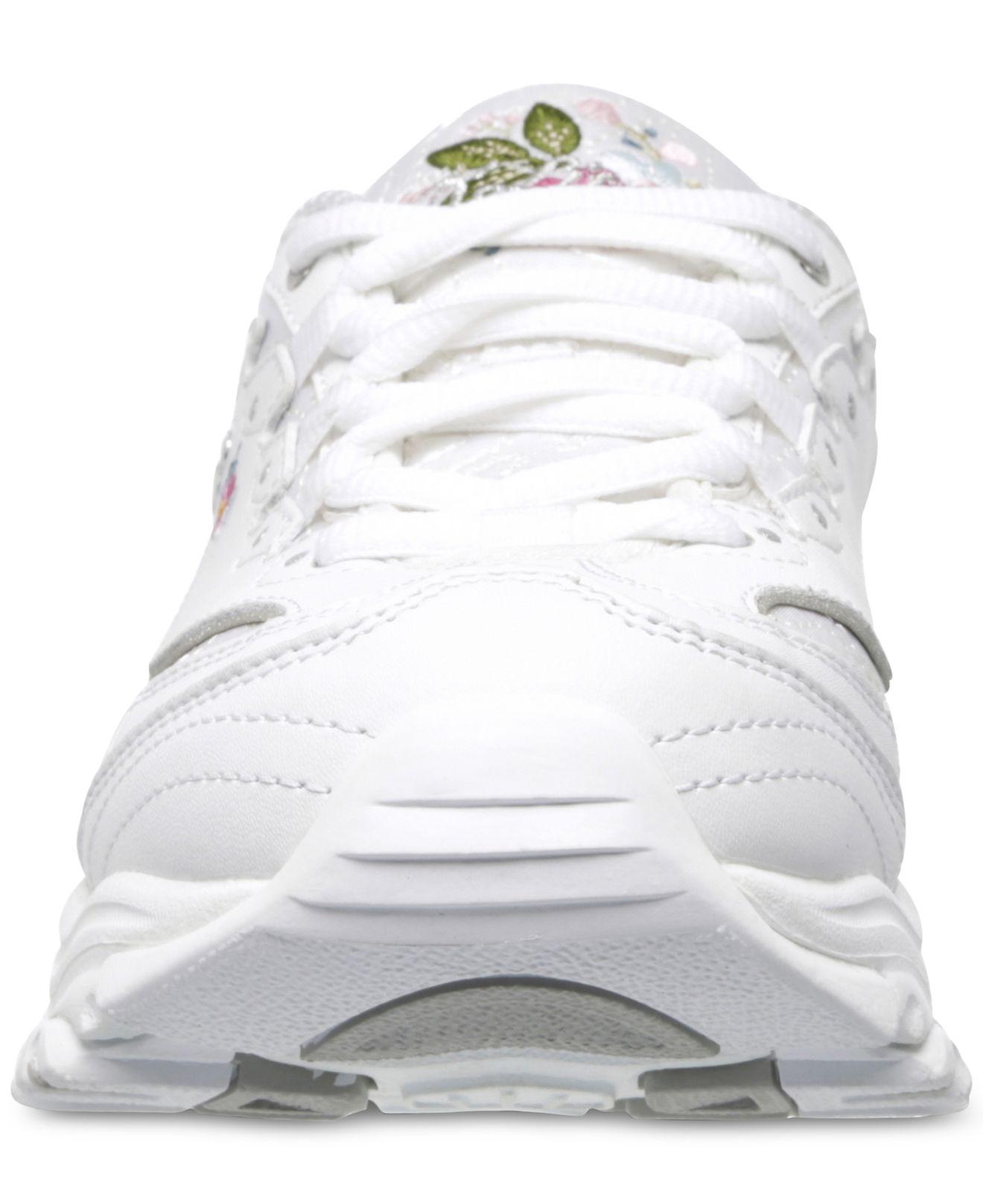 Skechers Bright Blossoms Sneaker in White | Lyst
