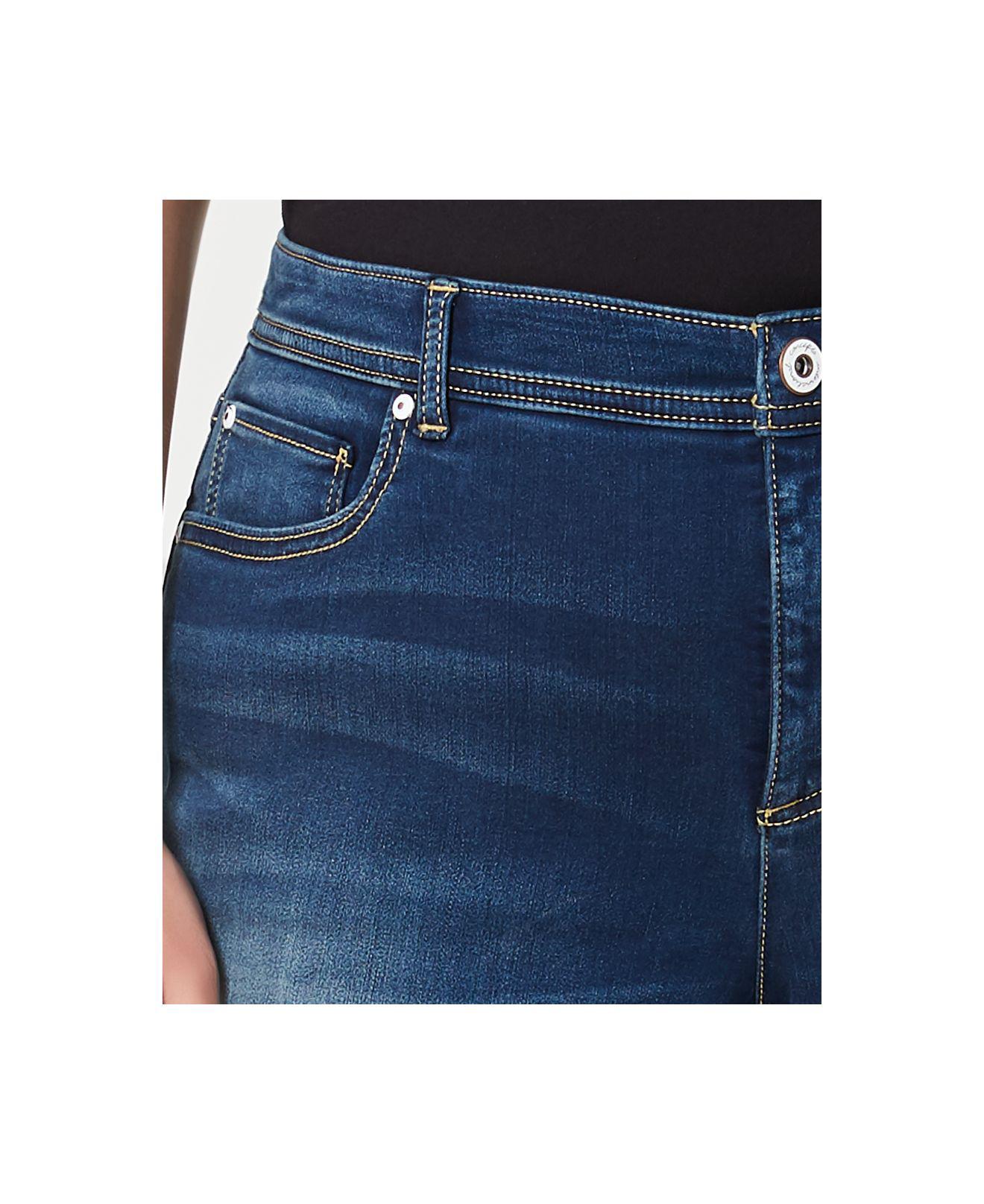 Zoom ind Bagvaskelse guiden INC International Concepts I.n.c. Plus Size Tummy Control Bootcut Jeans,  Created For Macy's in Blue | Lyst