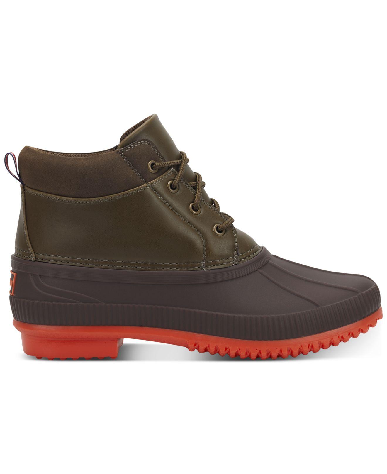 hilfiger duck boots mens