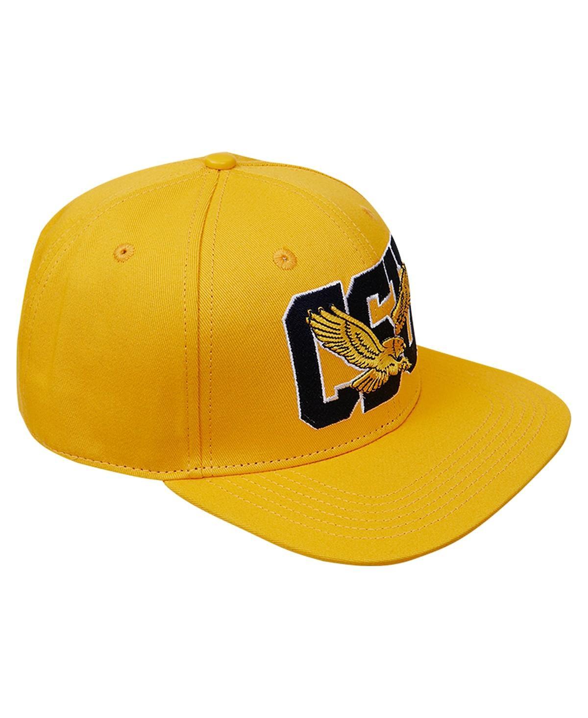 Men's Pro Standard Gold Norfolk State Spartans Evergreen Mascot Snapback Hat
