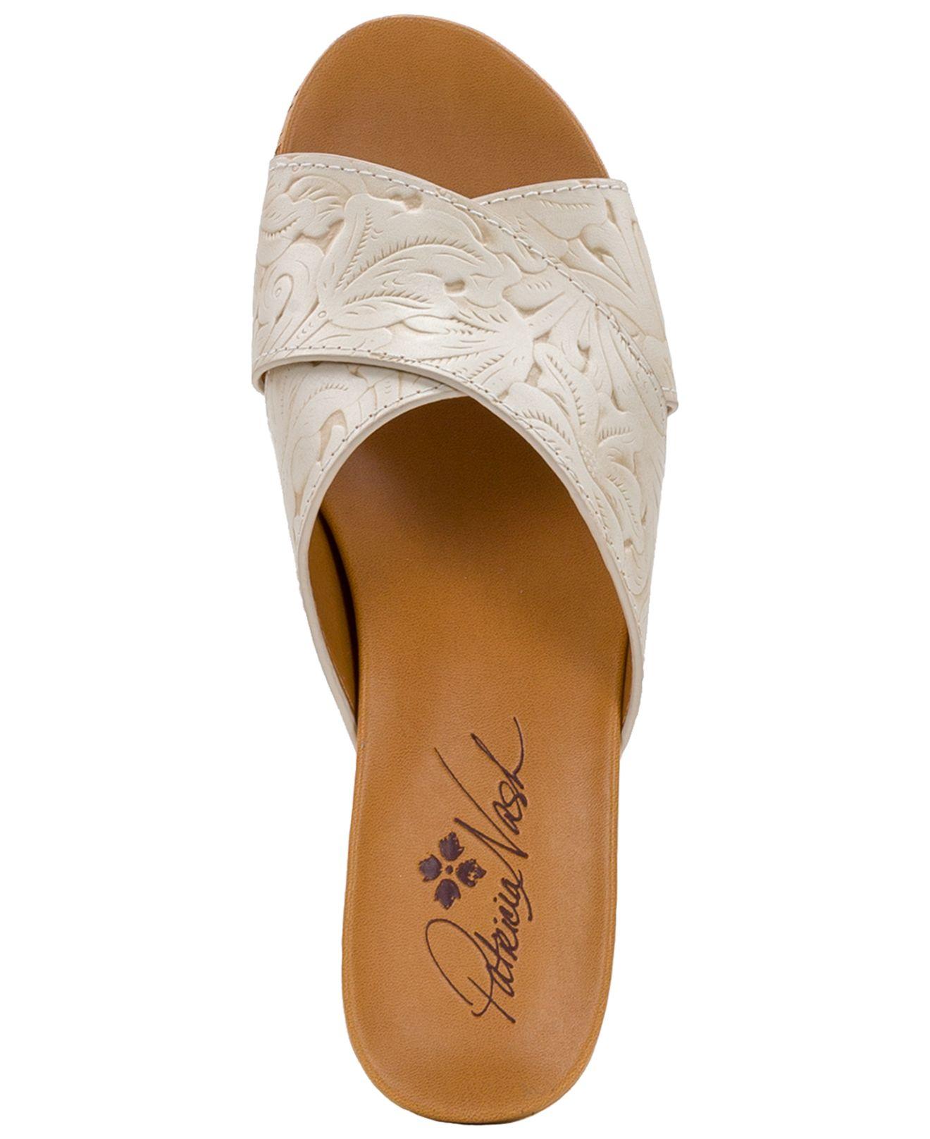 patricia nash luca wedge sandals