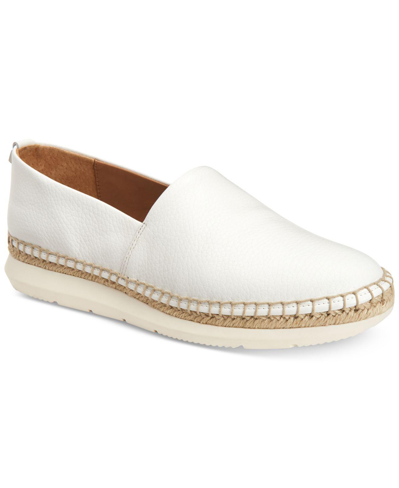 calvin klein espadrilles white