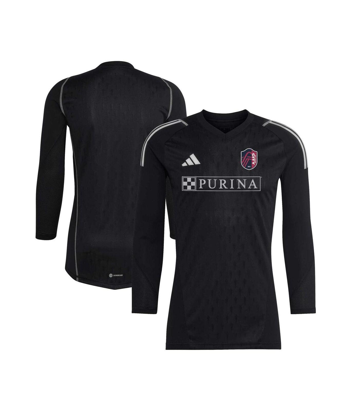 adidas Black St. Louis City Sc 2023 Goalkeeper Long Sleeve Replica