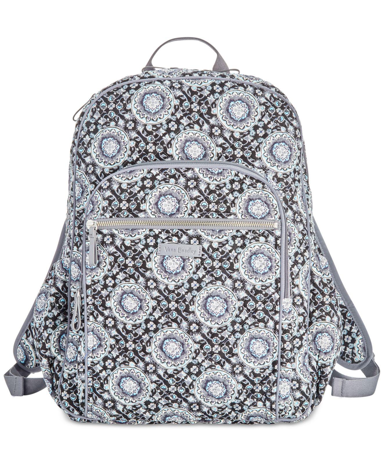 Vera bradley clearance backpack charcoal medallion