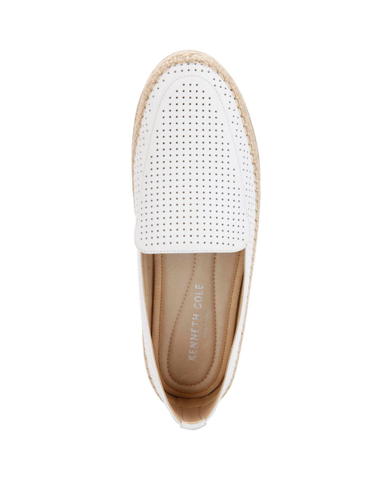 kenneth cole white loafers