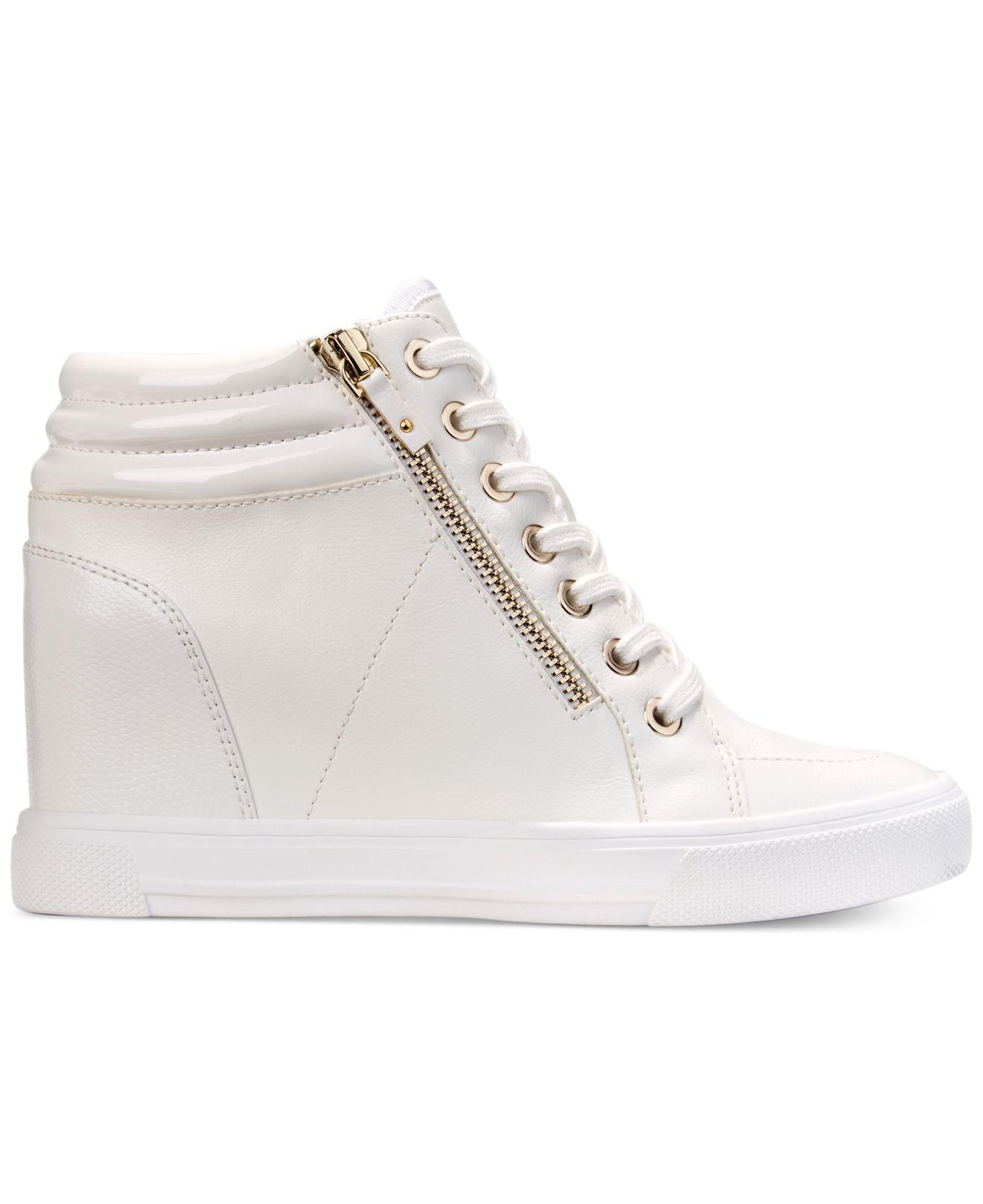ALDO Kaia Wedge Sneakers White | Lyst