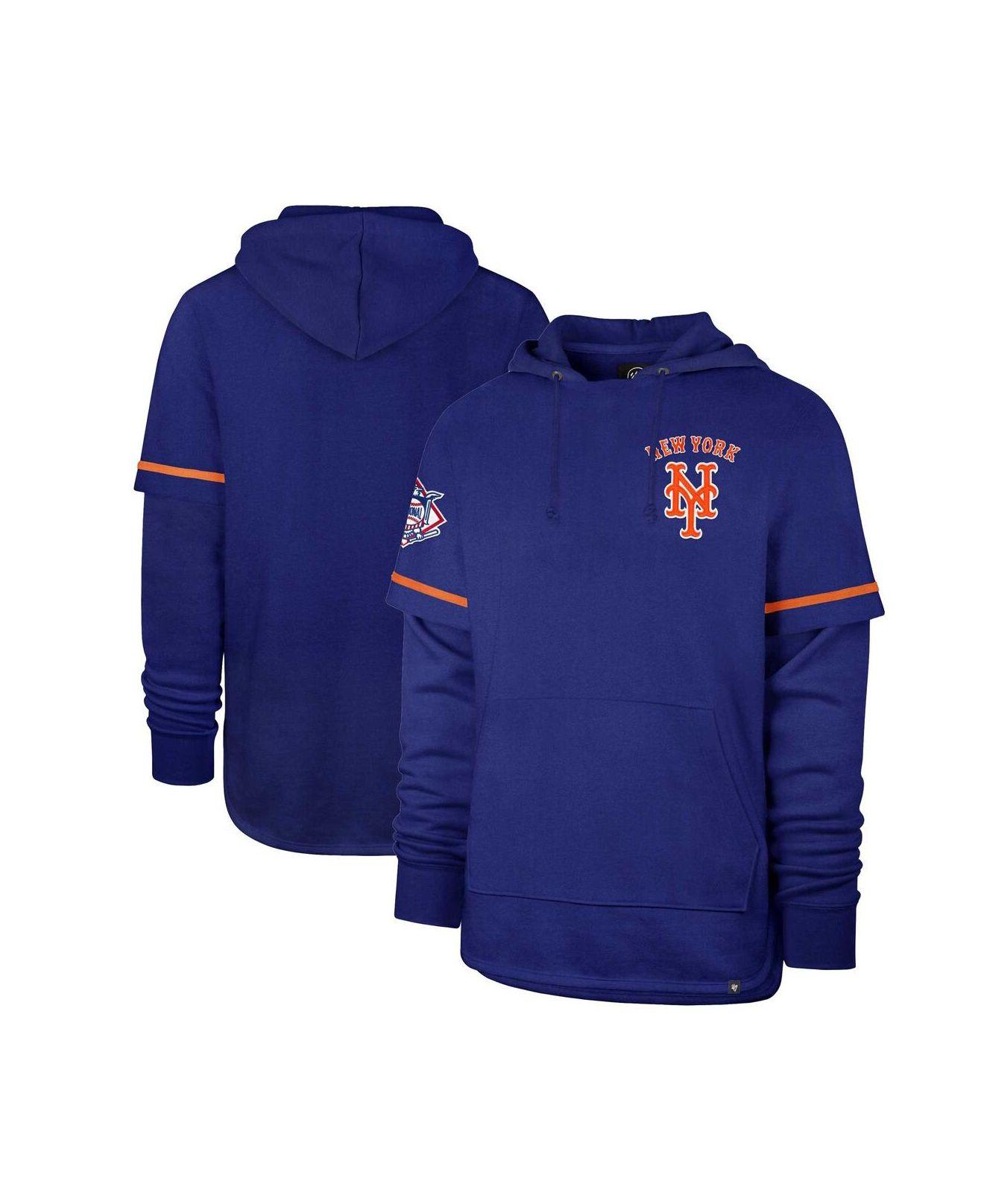 New York Yankees '47 Team Pullover Hoodie - Heathered Navy