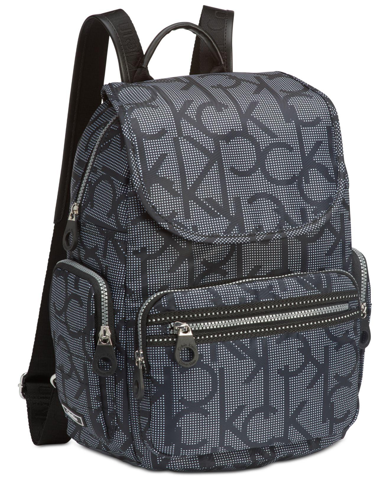 calvin klein signature backpack