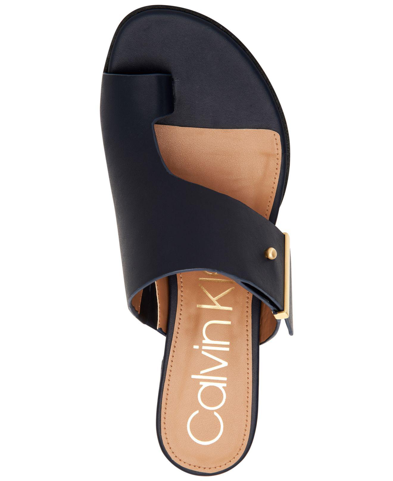 Calvin Klein Daria Dress Sandals, Created For Macy's in Blue | Lyst