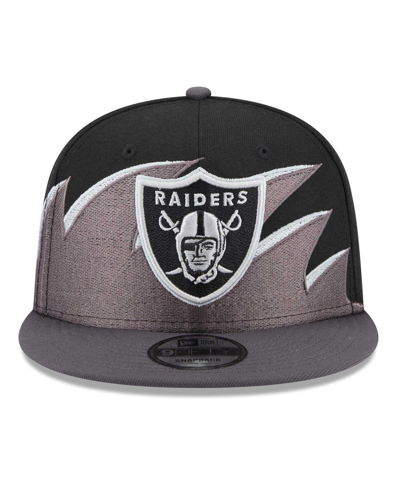 New Era Las Vegas Raiders 2022 Sideline 9FIFTY Ink Dye Snapback Hat Black