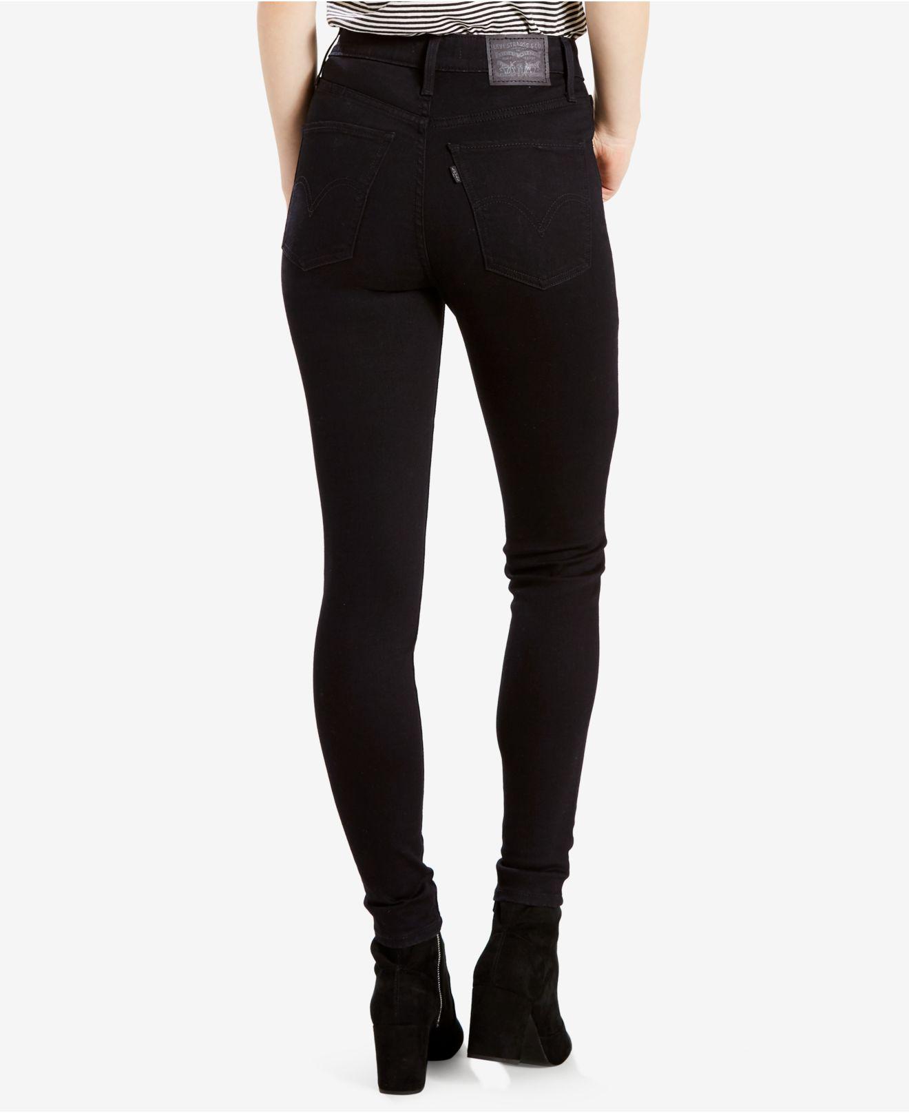 Levi's Denim Mile High Super Skinny Jeans In Black Galaxy - Save 79% - Lyst