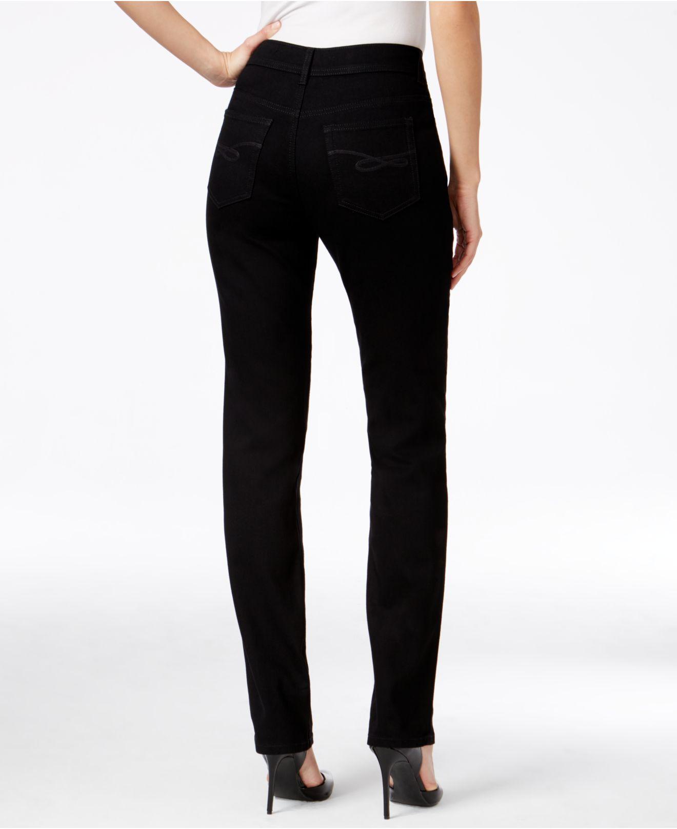 Denim Tummy-control Slim-leg Jeans 