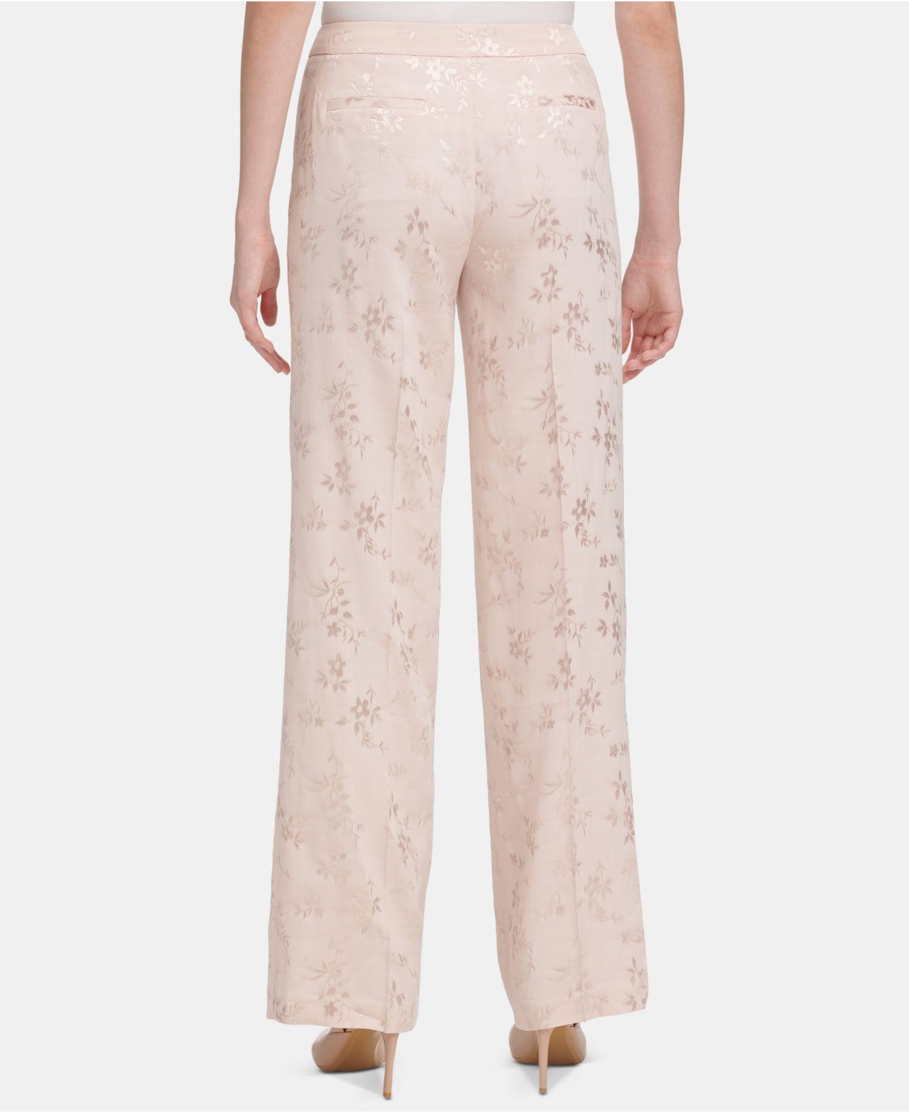 calvin klein floral pants