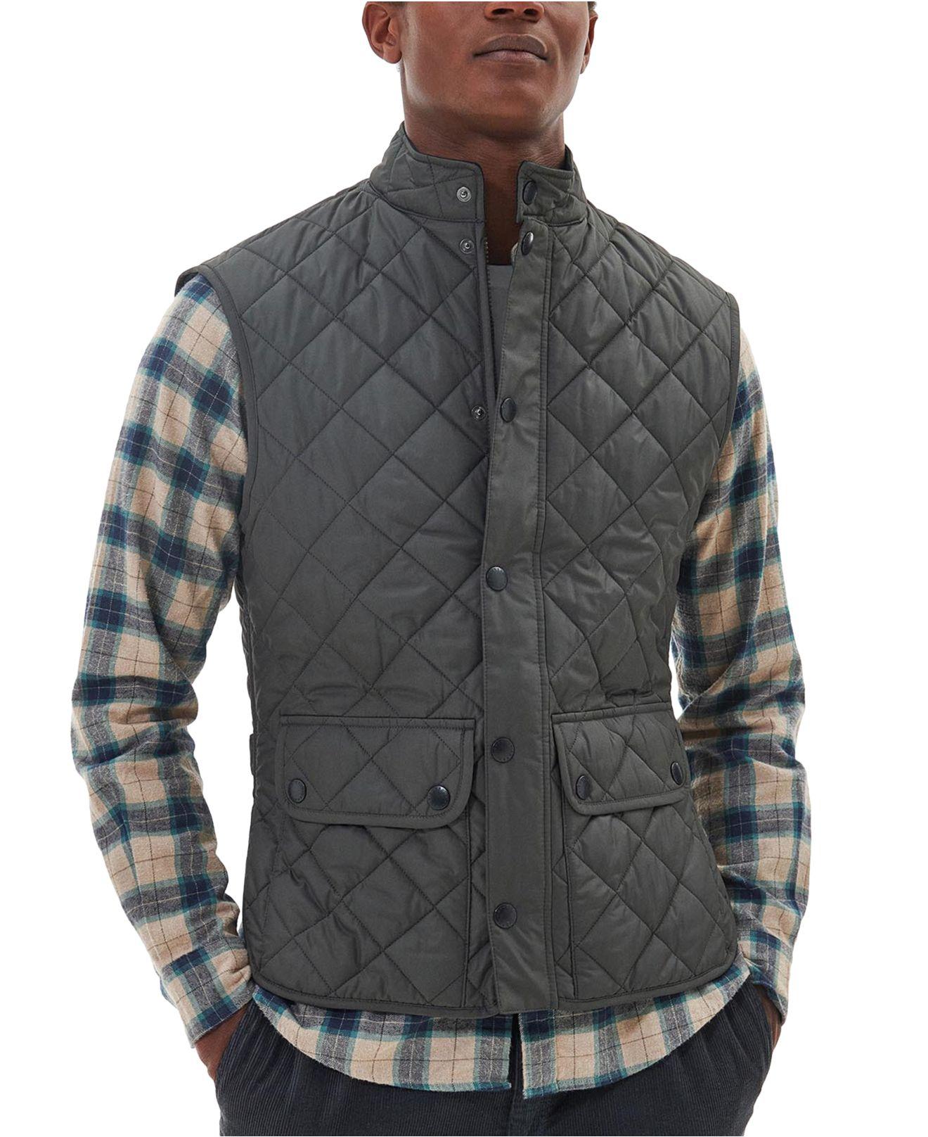 Barbour Lowerdale Slimfit Quilted Vest in Gray for Men Lyst