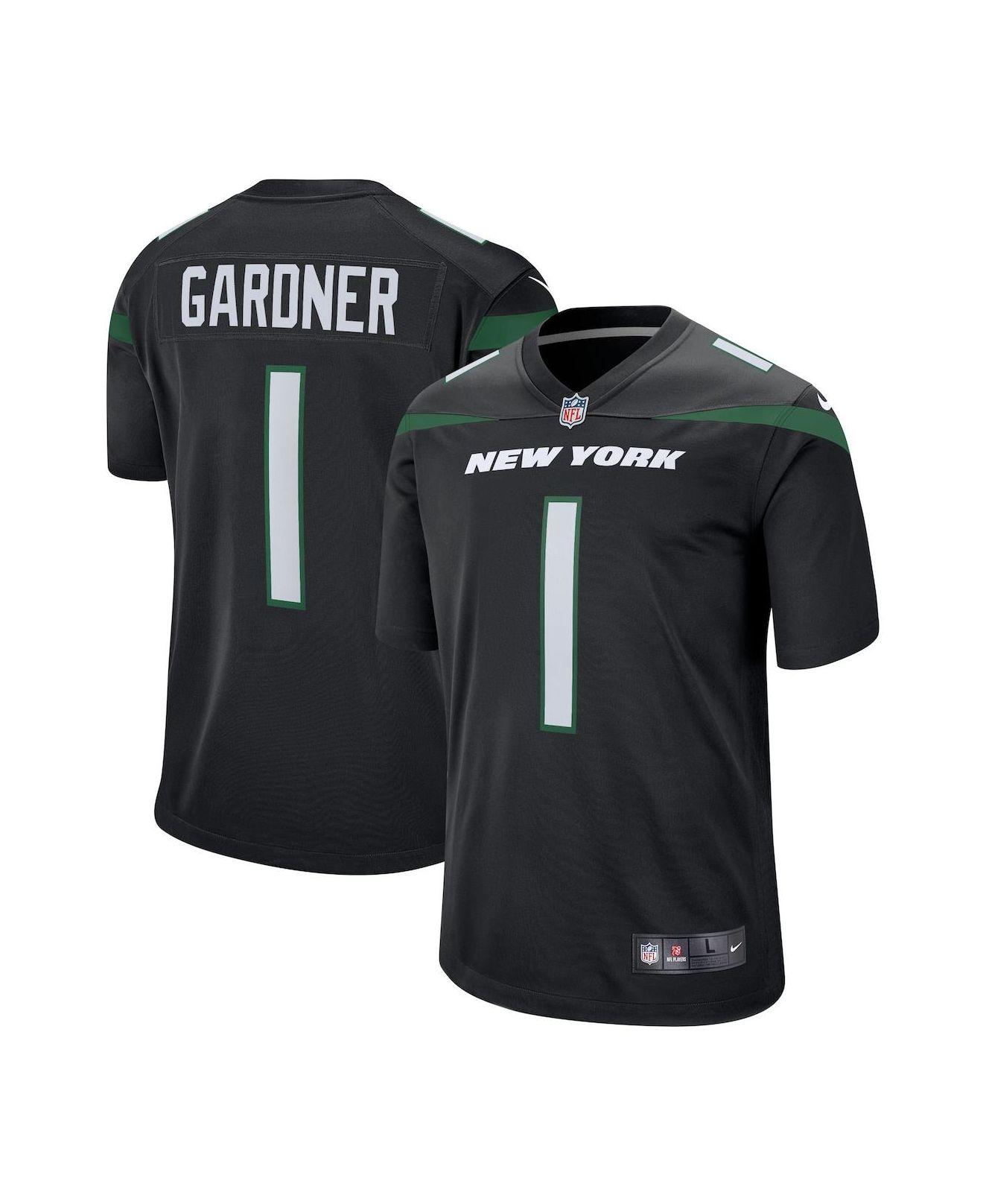 Nike Ahmad Sauce Gardner Black New York Jets 2022 Nfl Draft First Round Pick Game Jersey for Men