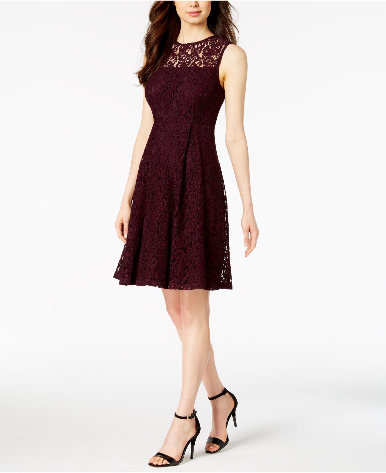 calvin klein lace dress