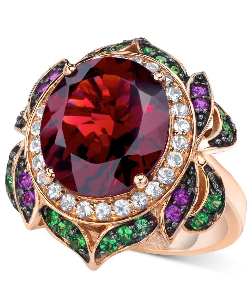 Le vian Crazy Collection (75/8 Ct. T.w.) And Multistone Round Flower Ring In 14k Rose