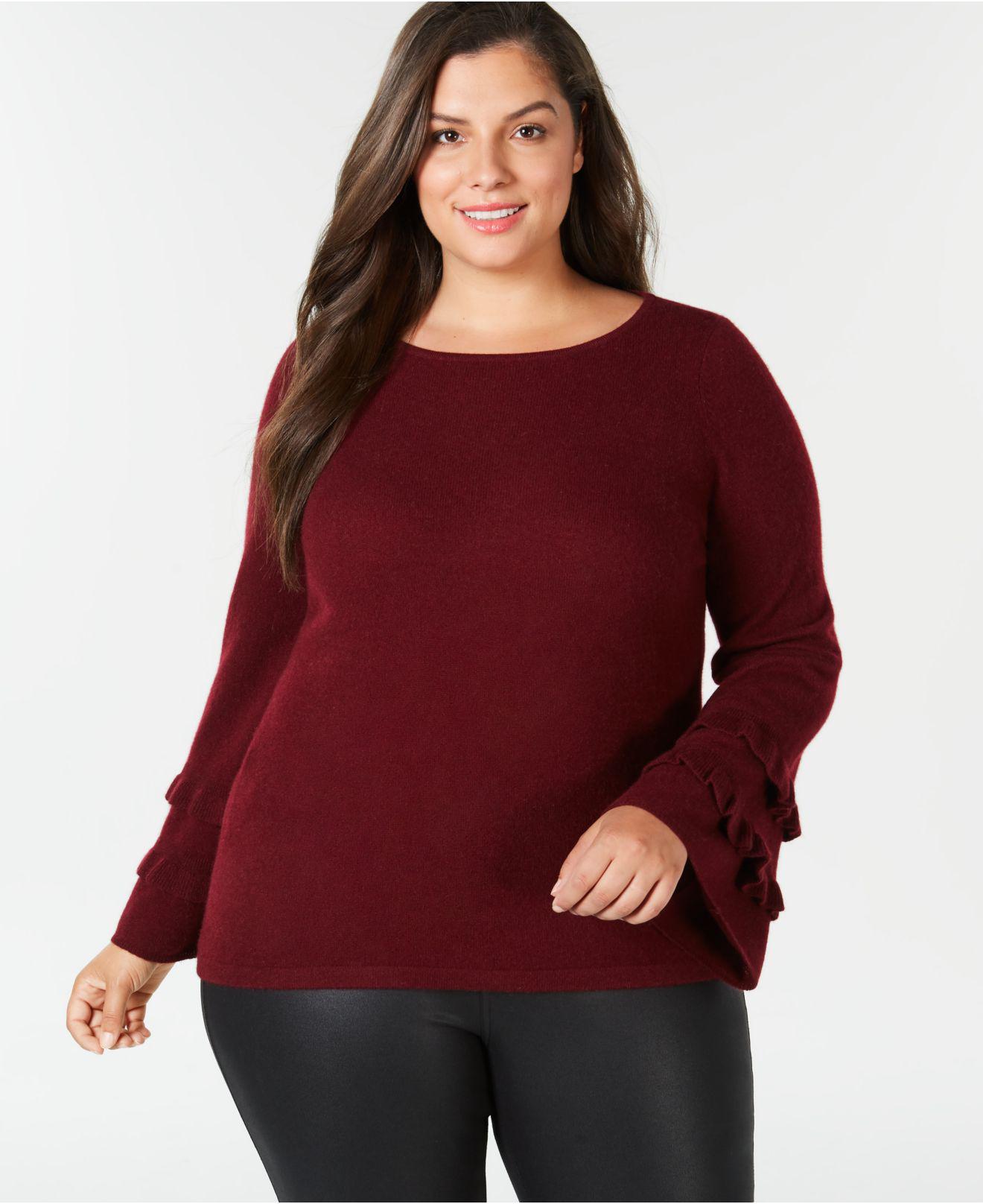 double cashmere sweater