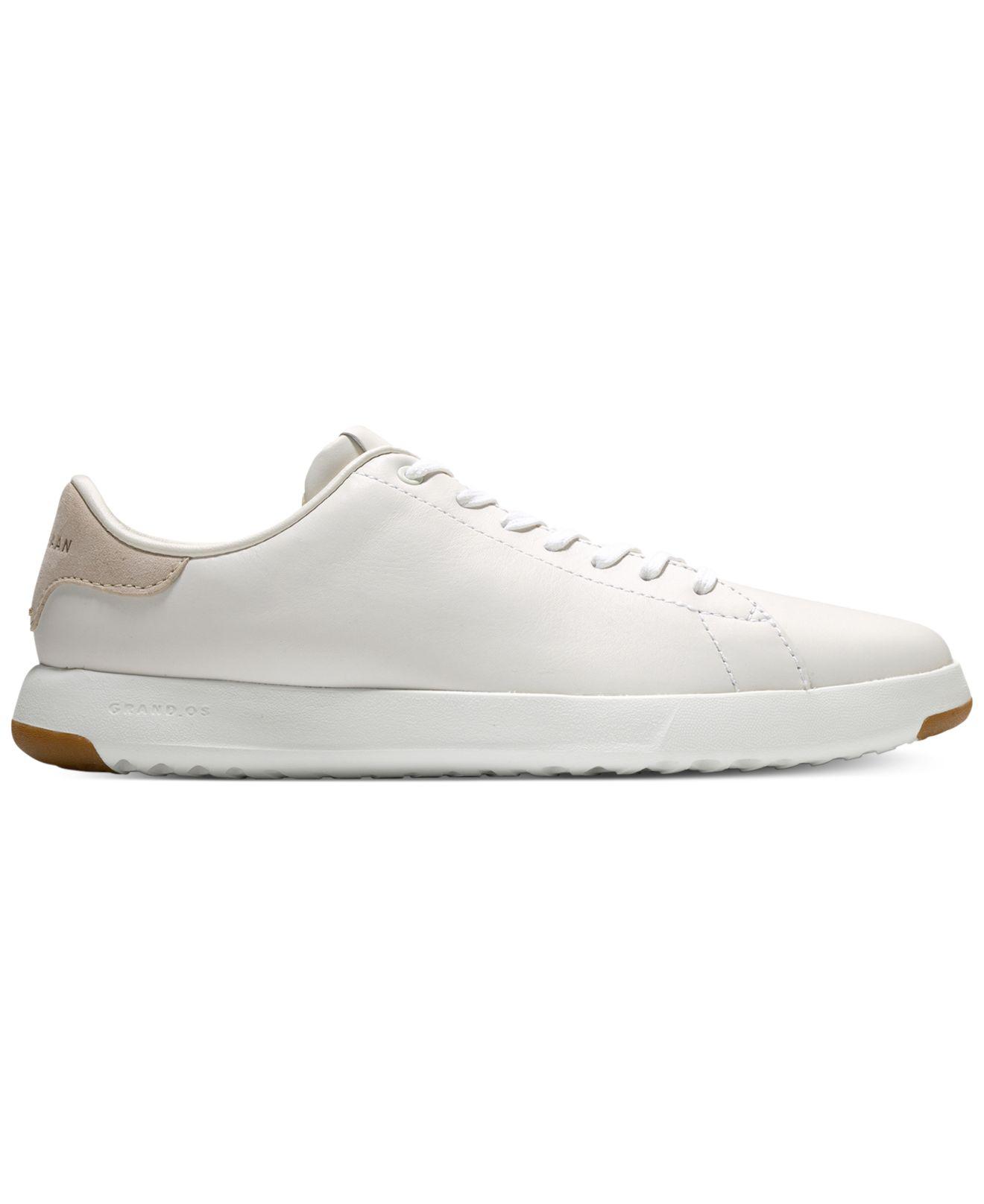 cole haan white tennis shoes