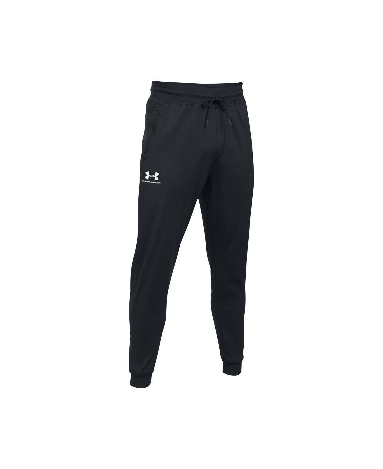 under armour training tricot joggers in black